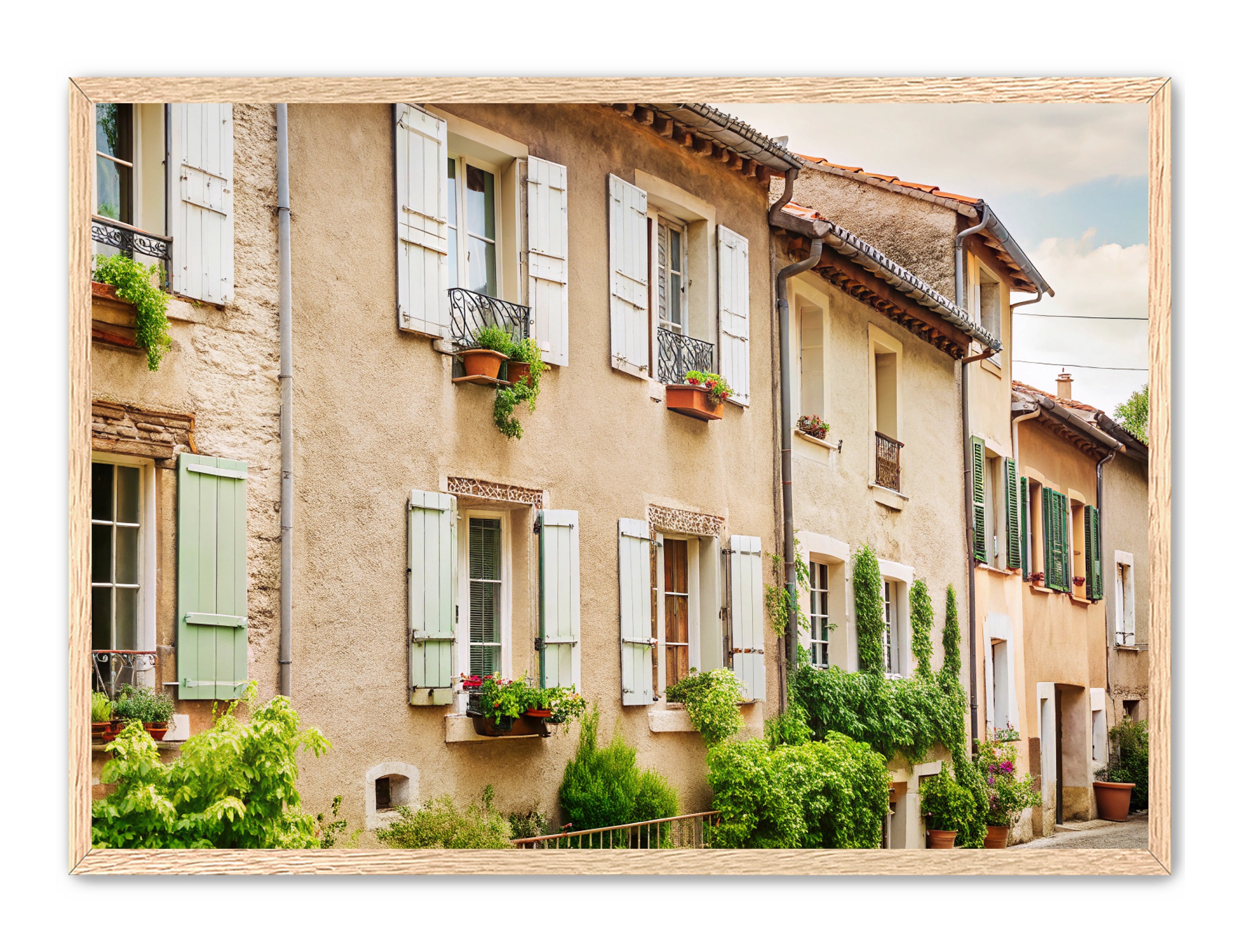 Apricus Prints La Bella Vita 'French Village' Apricus Art Collection