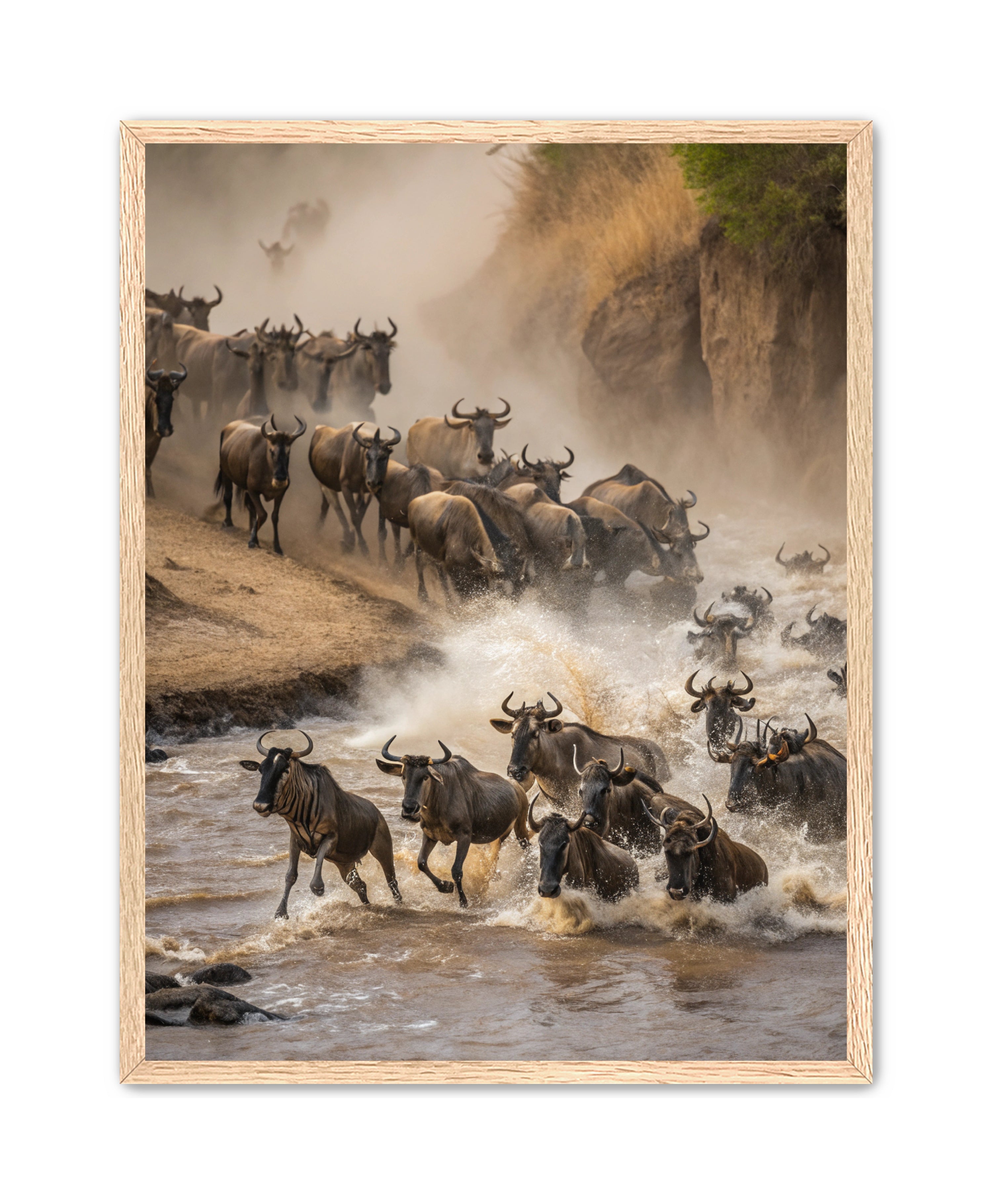 Apricus Prints 'Stampede Crossing' Apricus Art Collection