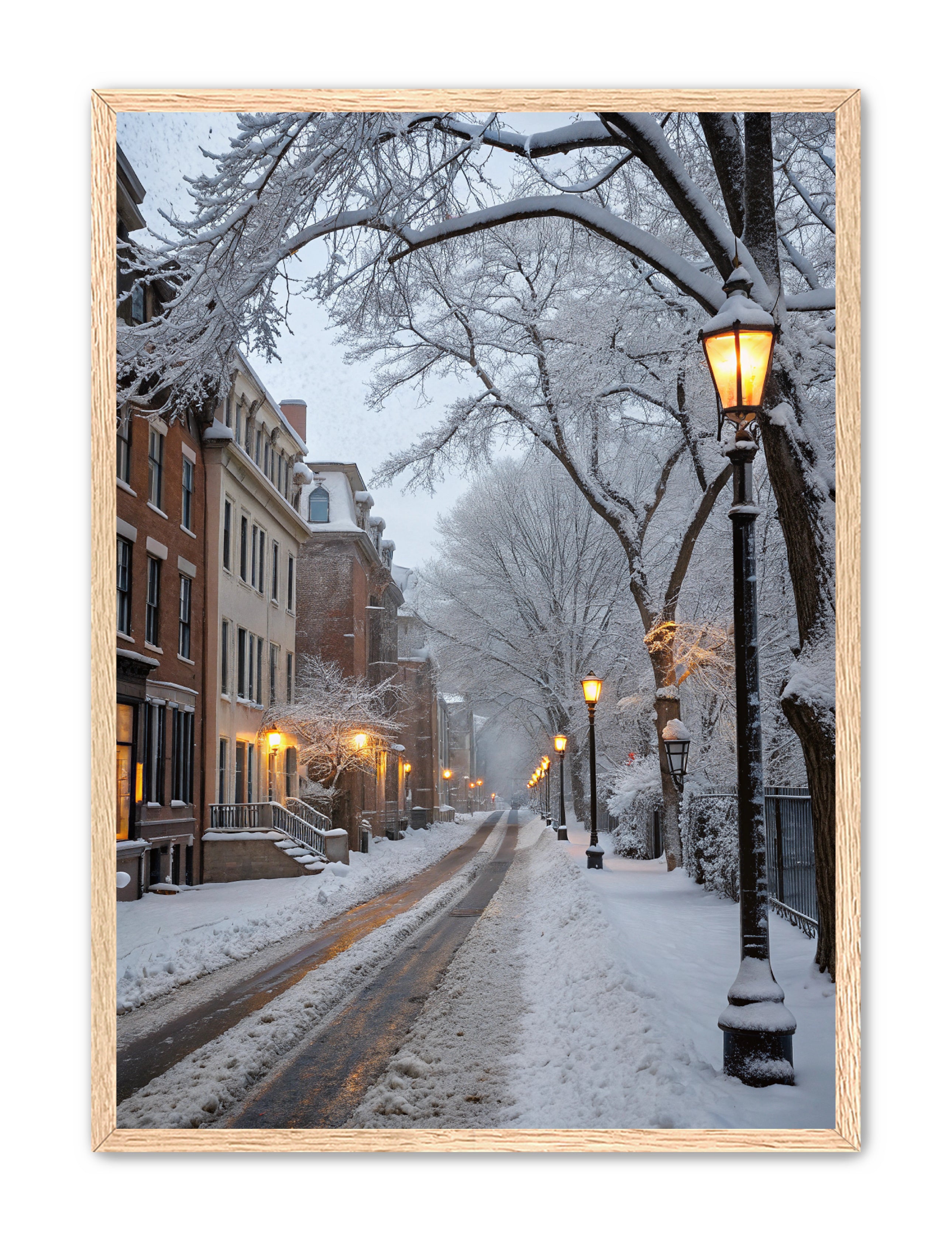 Apricus Prints 'Winter Stroll' Apricus Art Collection