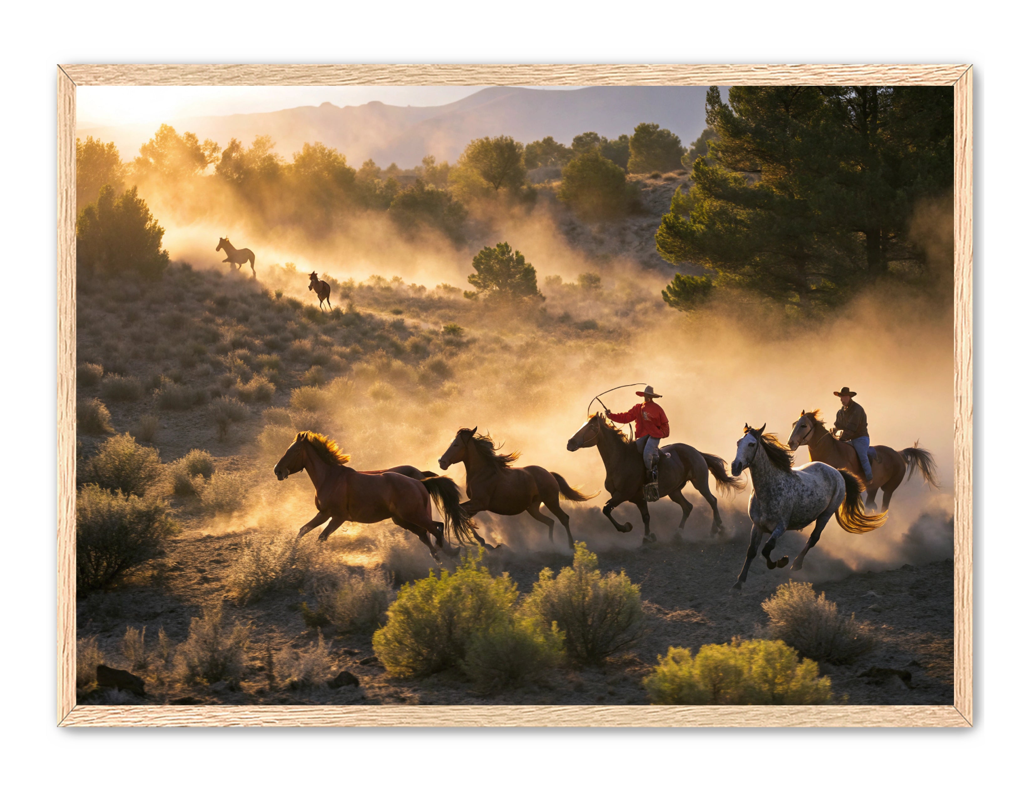 Apricus Prints Vaquero 'Get'em' Apricus Art Collection