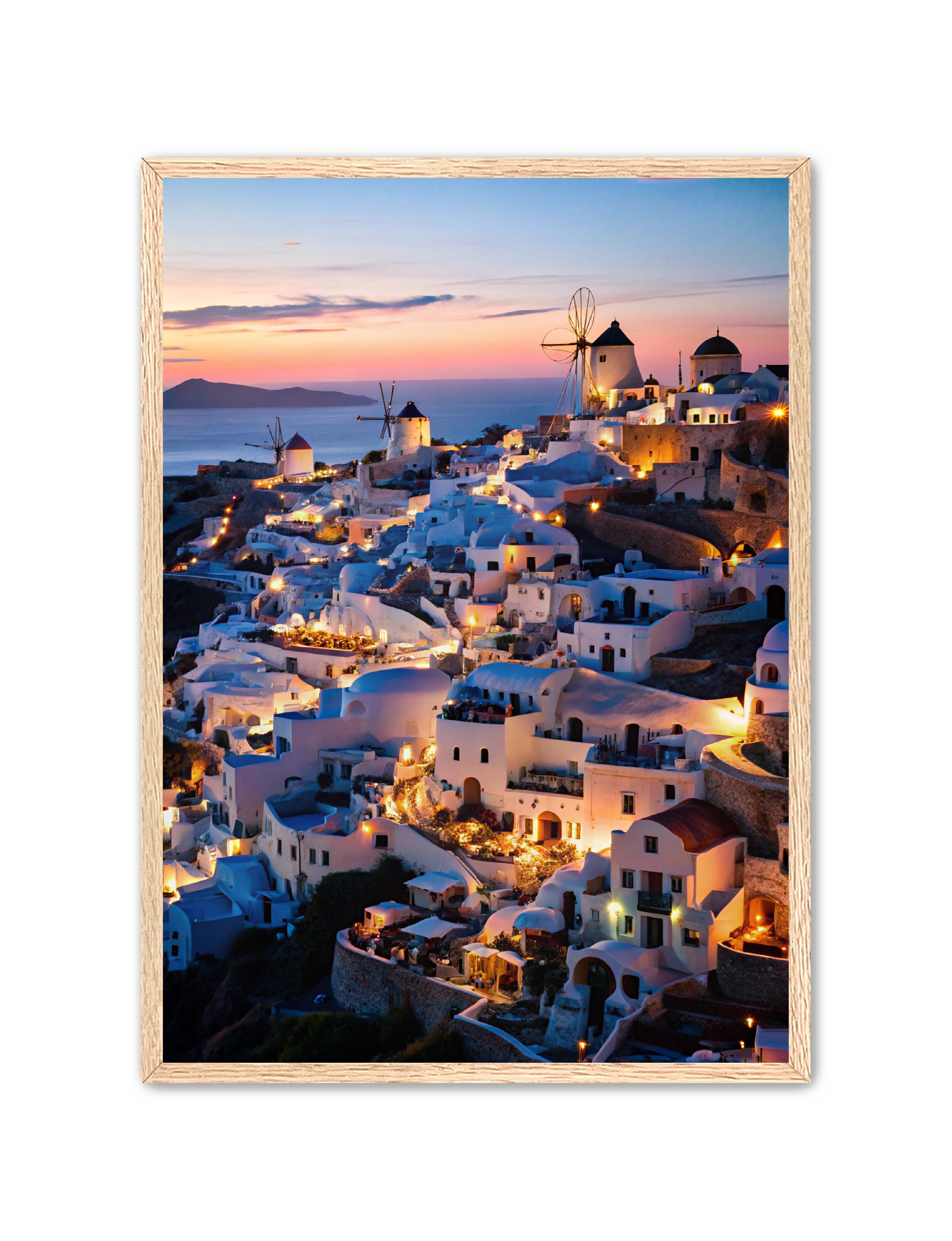 Apricus Prints La Bella Vita 'Evening Glow on the Aegean' Apricus Art Collection