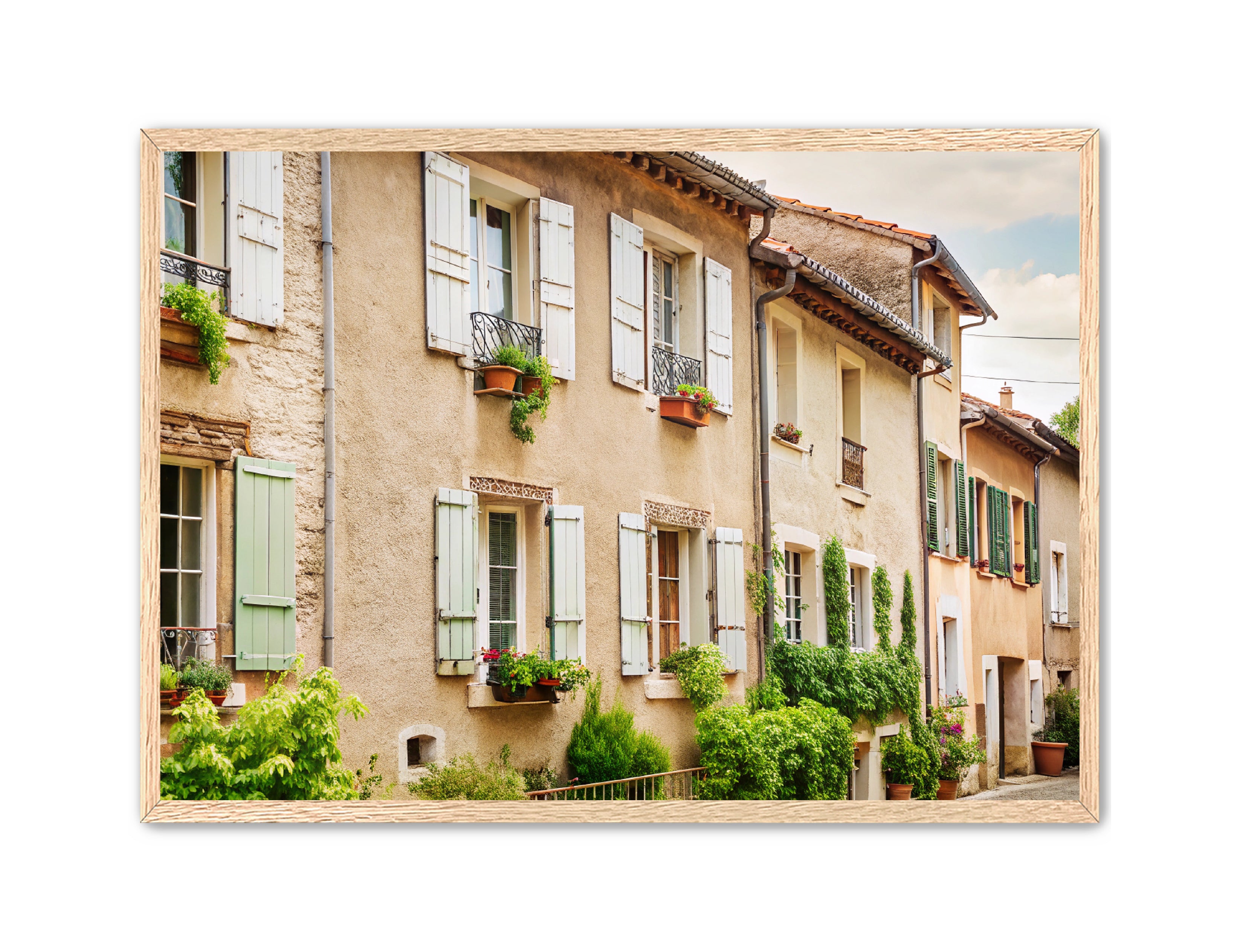 Apricus Prints La Bella Vita 'French Village' Apricus Art Collection