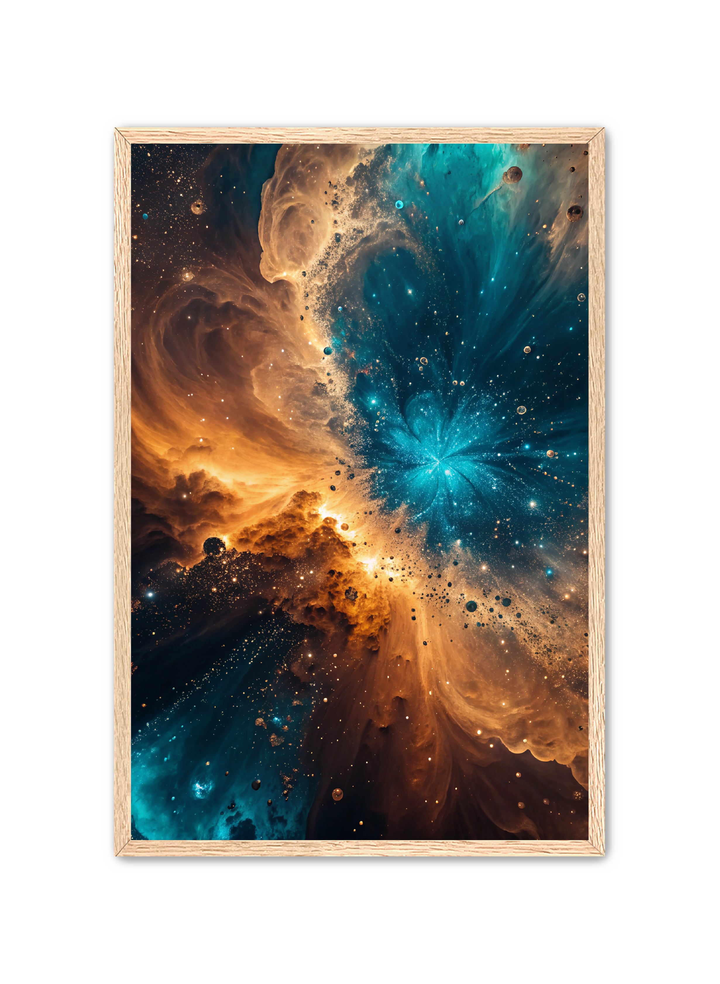 Abstract Prints 'The Universe' Apricus Art Collection