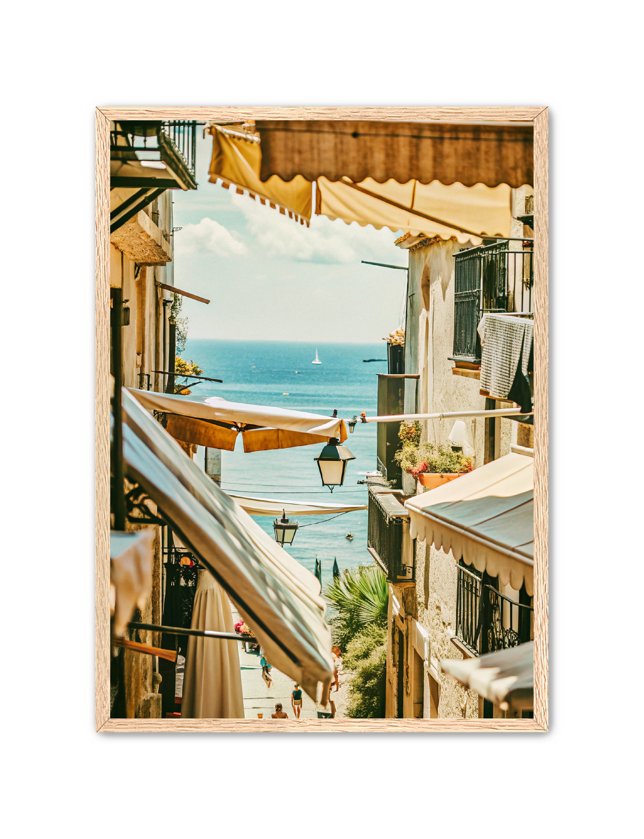 Apricus Prints La Bella Vita 'Ocean Glimpse in the Warmth' Apricus Art Collection