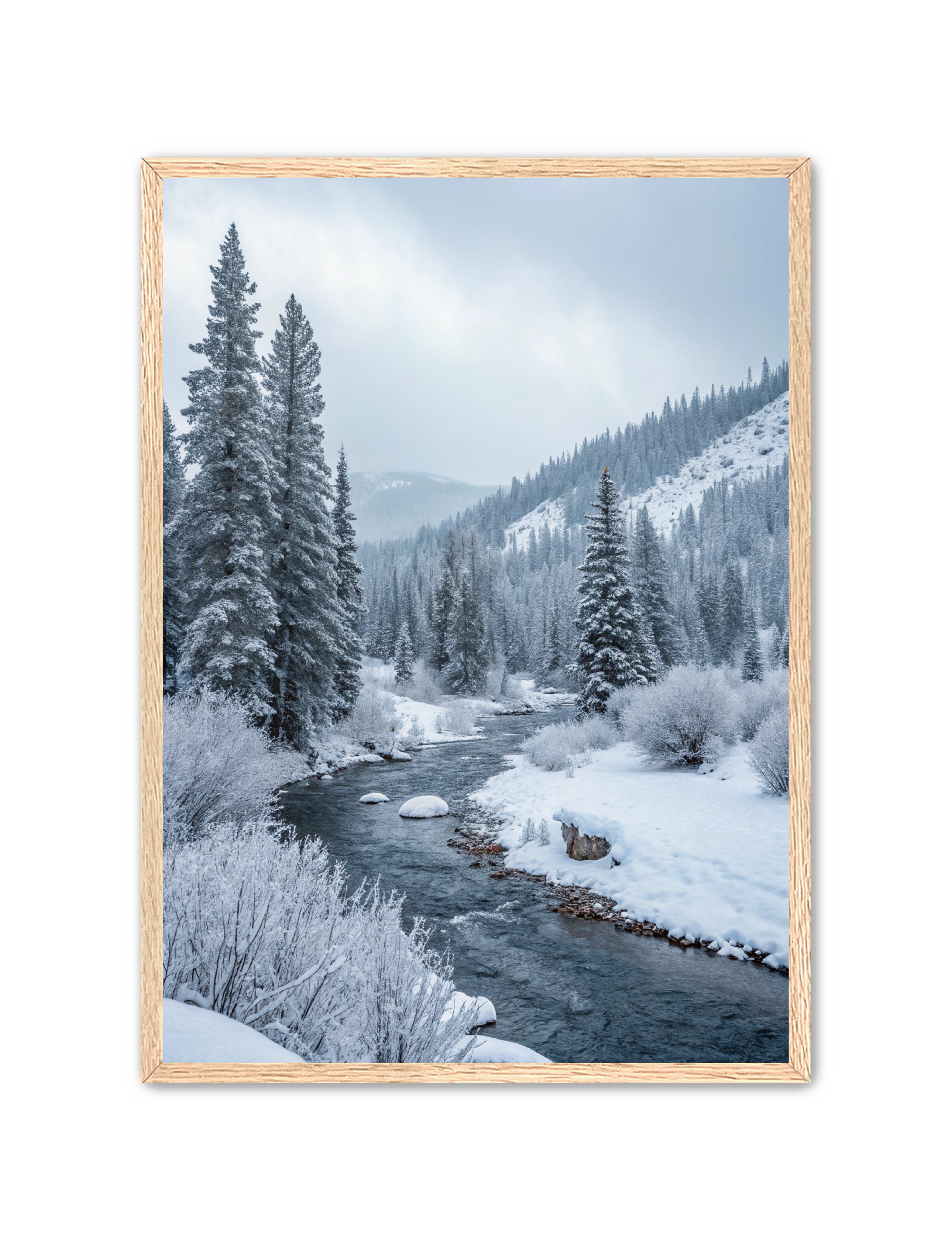 Apricus Prints 'Frozen Flow' Apricus Art Collection