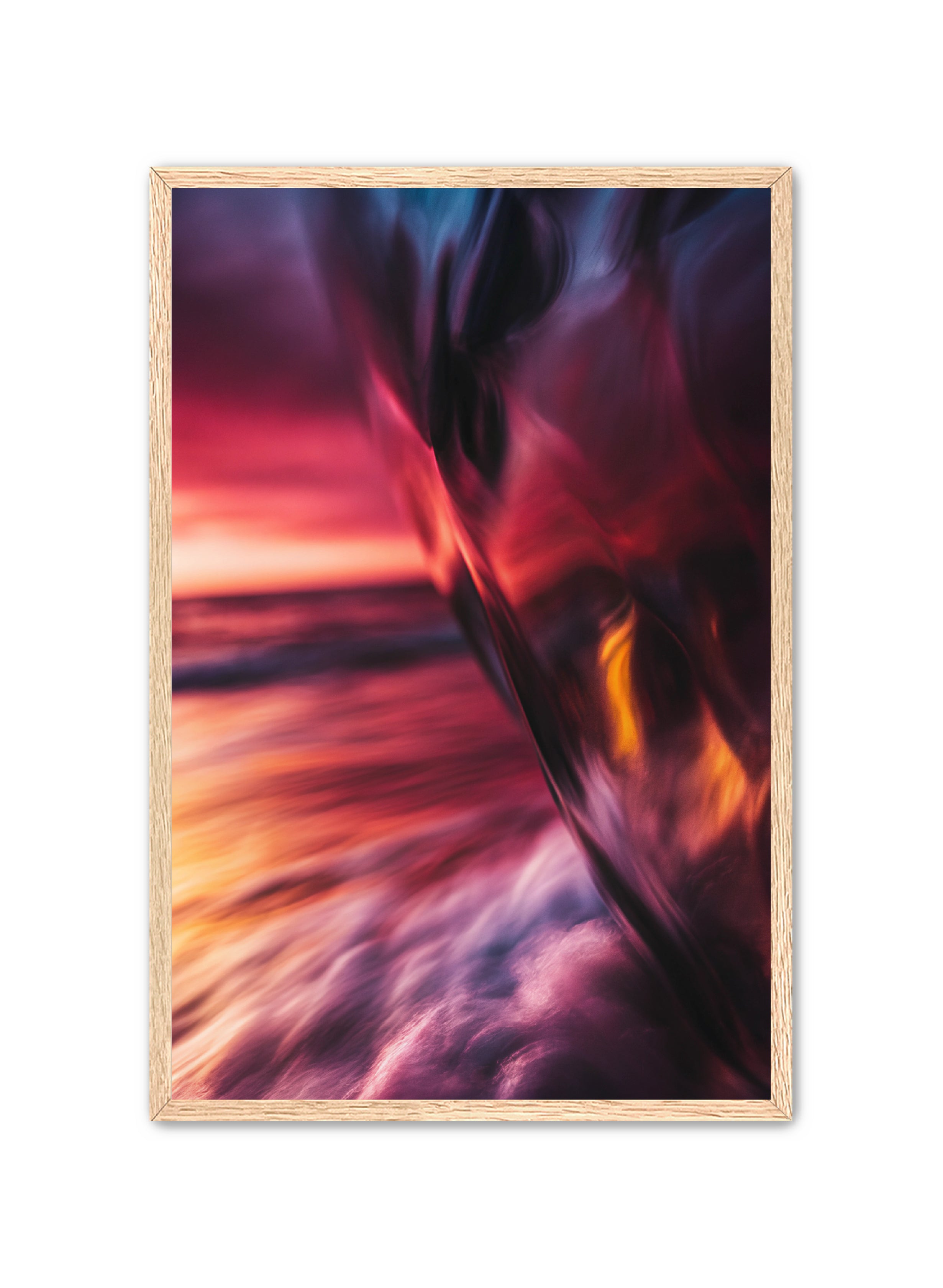 Abstract Prints 'Heavy Movement' Apricus Art Collection