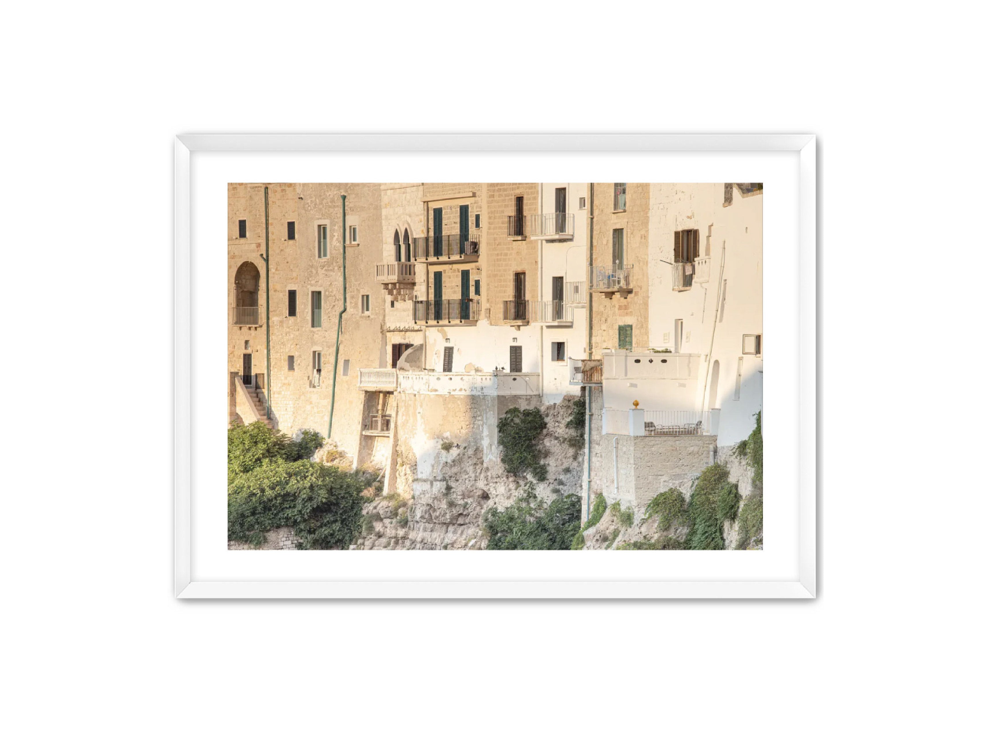 photography Prints 'FACADE OF POLIGNANO' Erin Rudzinski