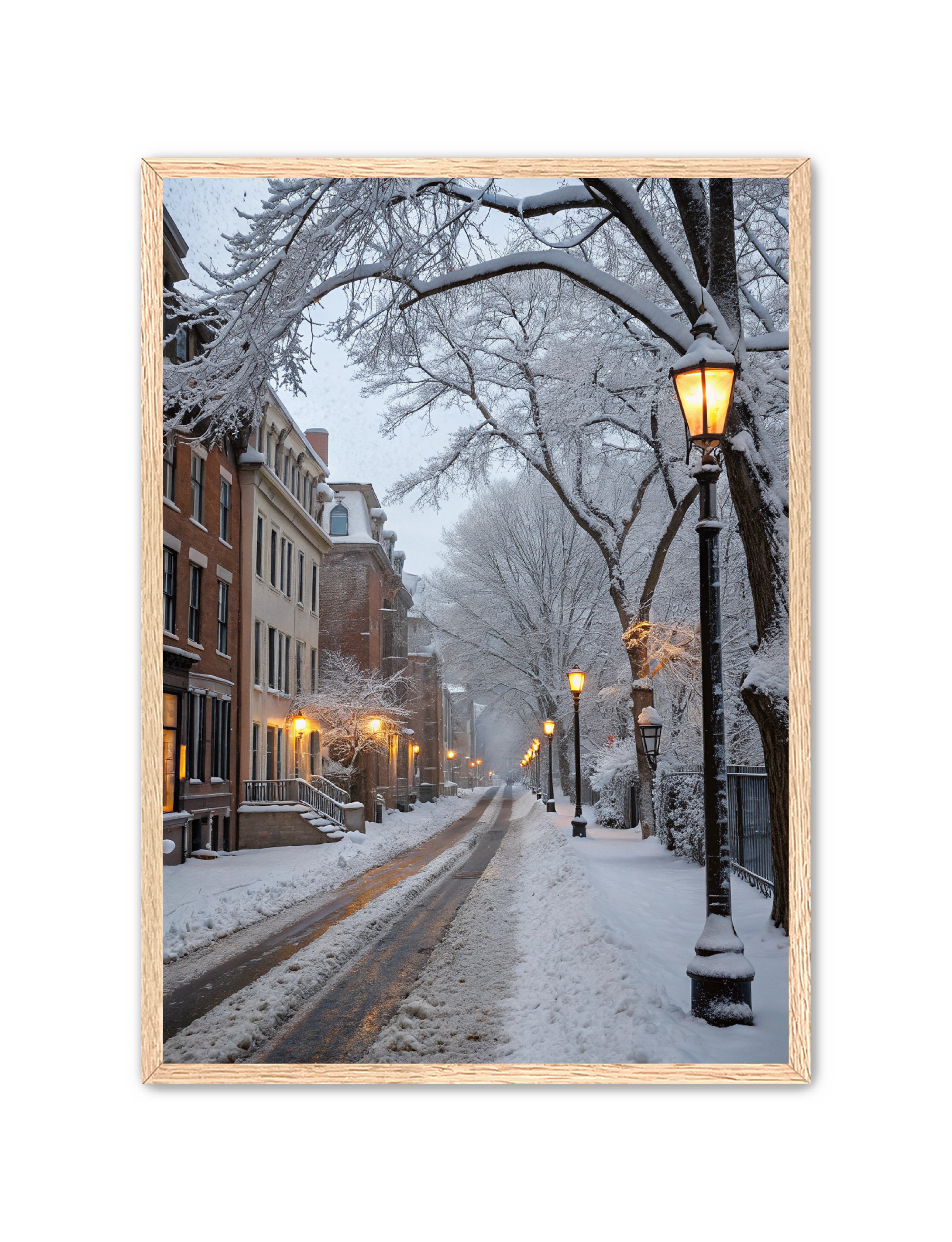 Apricus Prints 'Winter Stroll' Apricus Art Collection