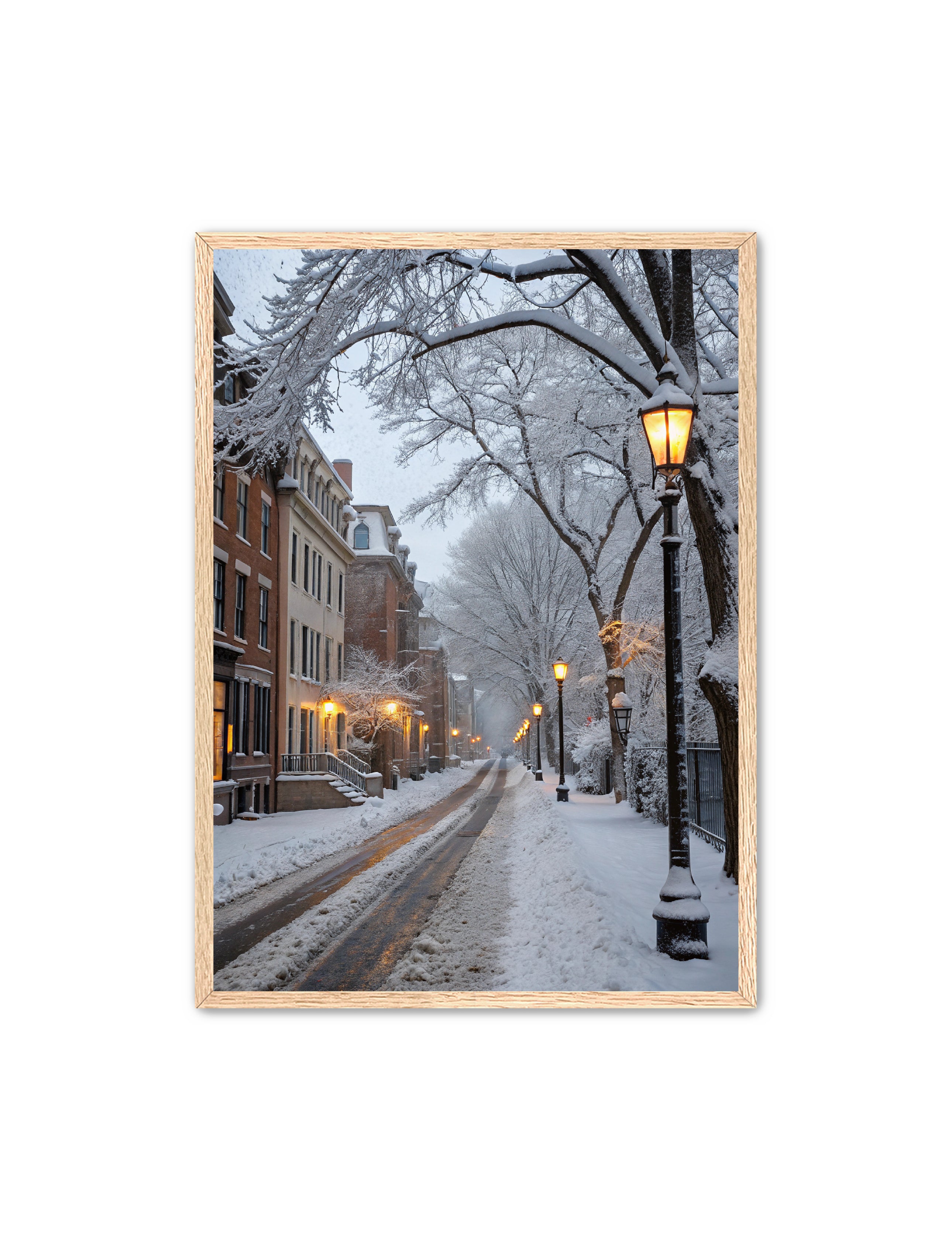 Apricus Prints 'Winter Stroll' Apricus Art Collection