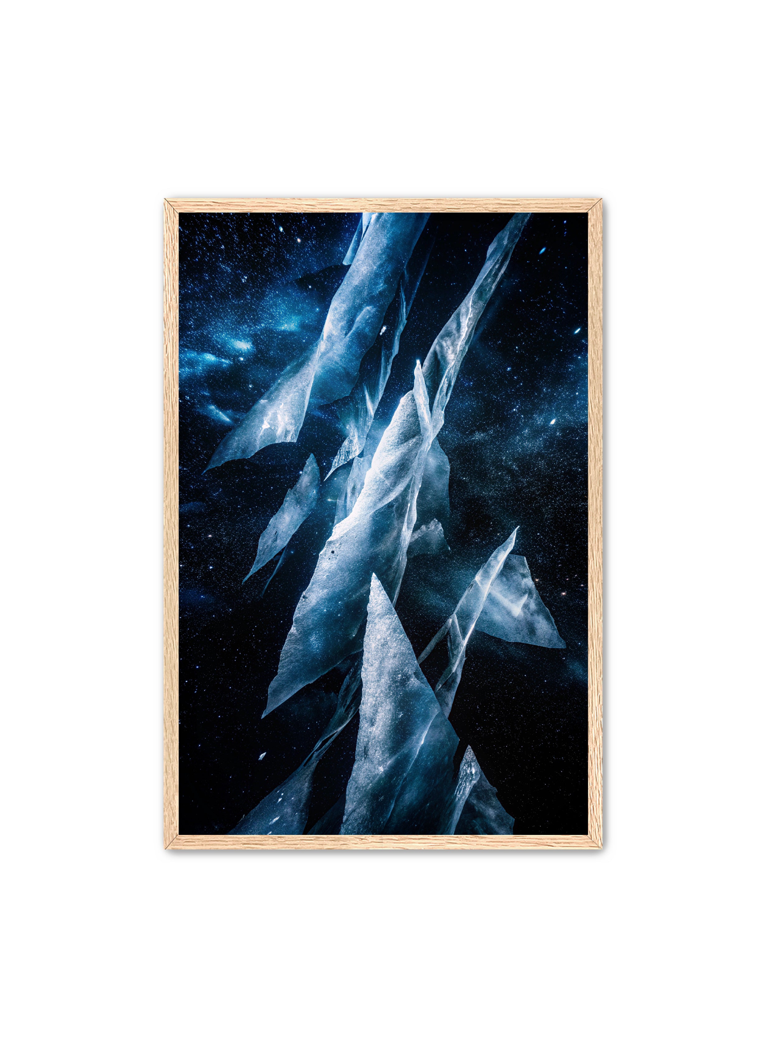 Abstract Prints 'Celestial Blur' Apricus Art Collection