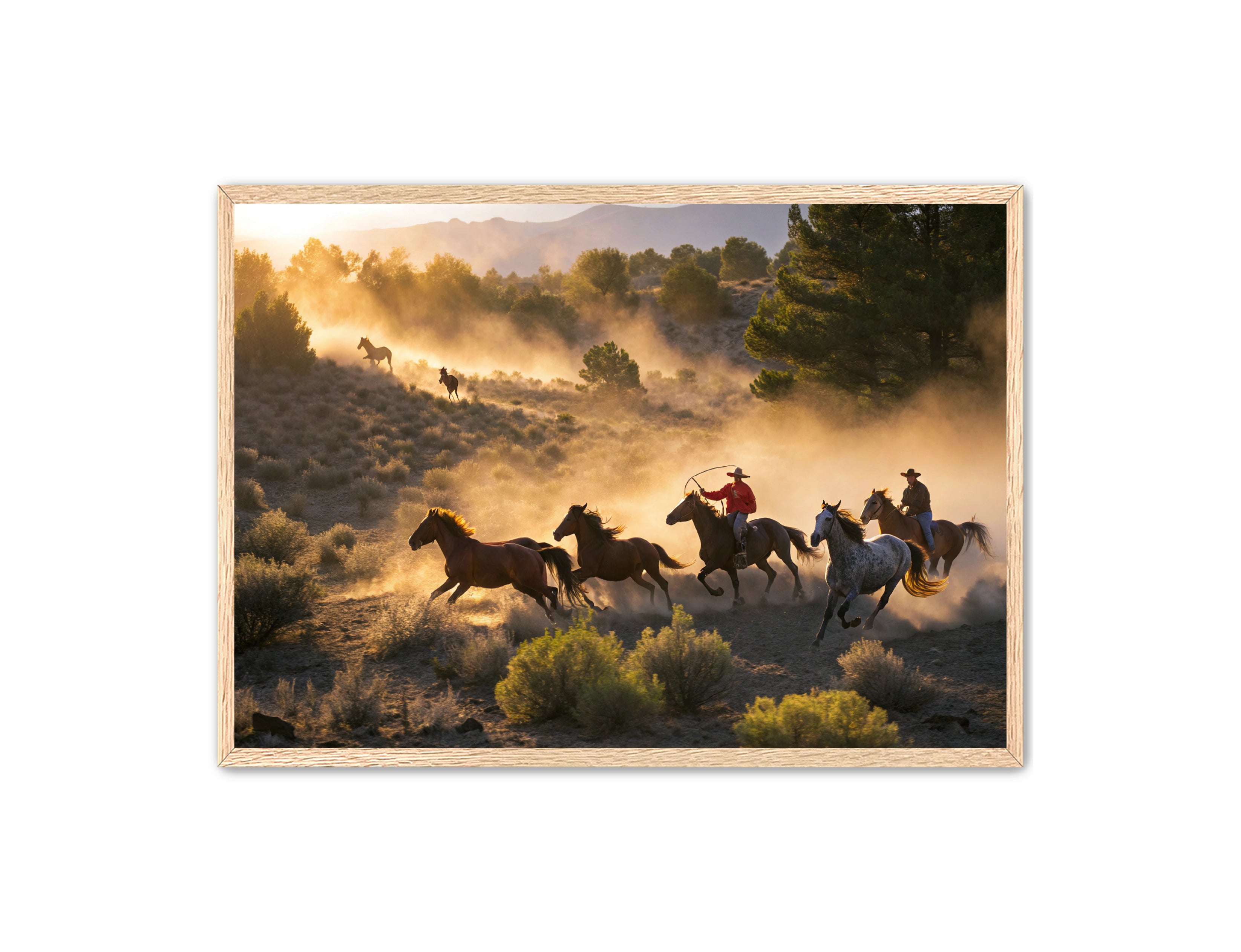 Apricus Prints Vaquero 'Get'em' Apricus Art Collection