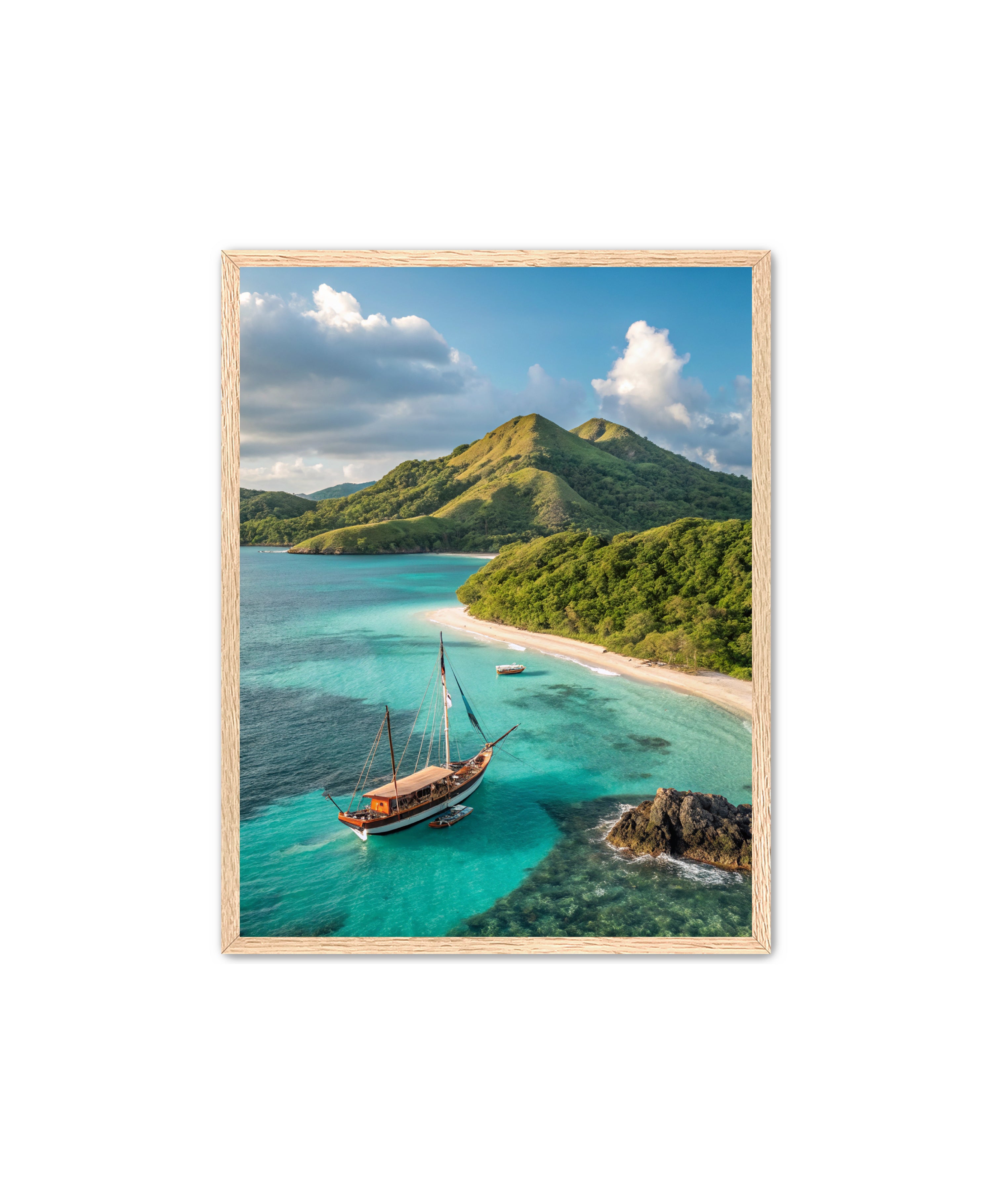 Apricus Prints Beaches 'Anchored in Paradise' Apricus Art Collection