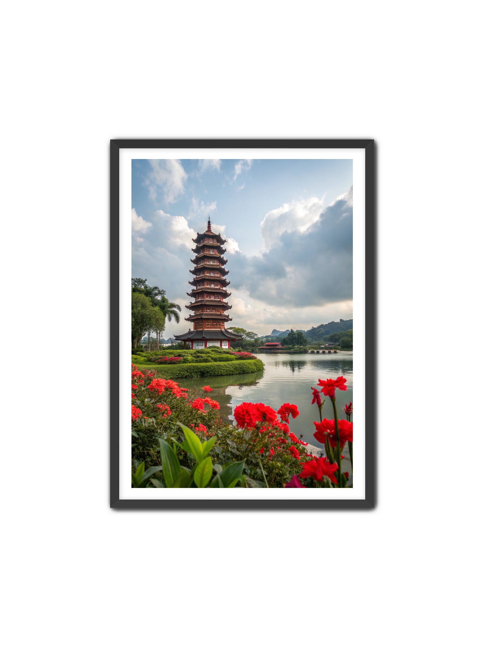 Apricus Prints 'Shogun Tower' Apricus Art Collection