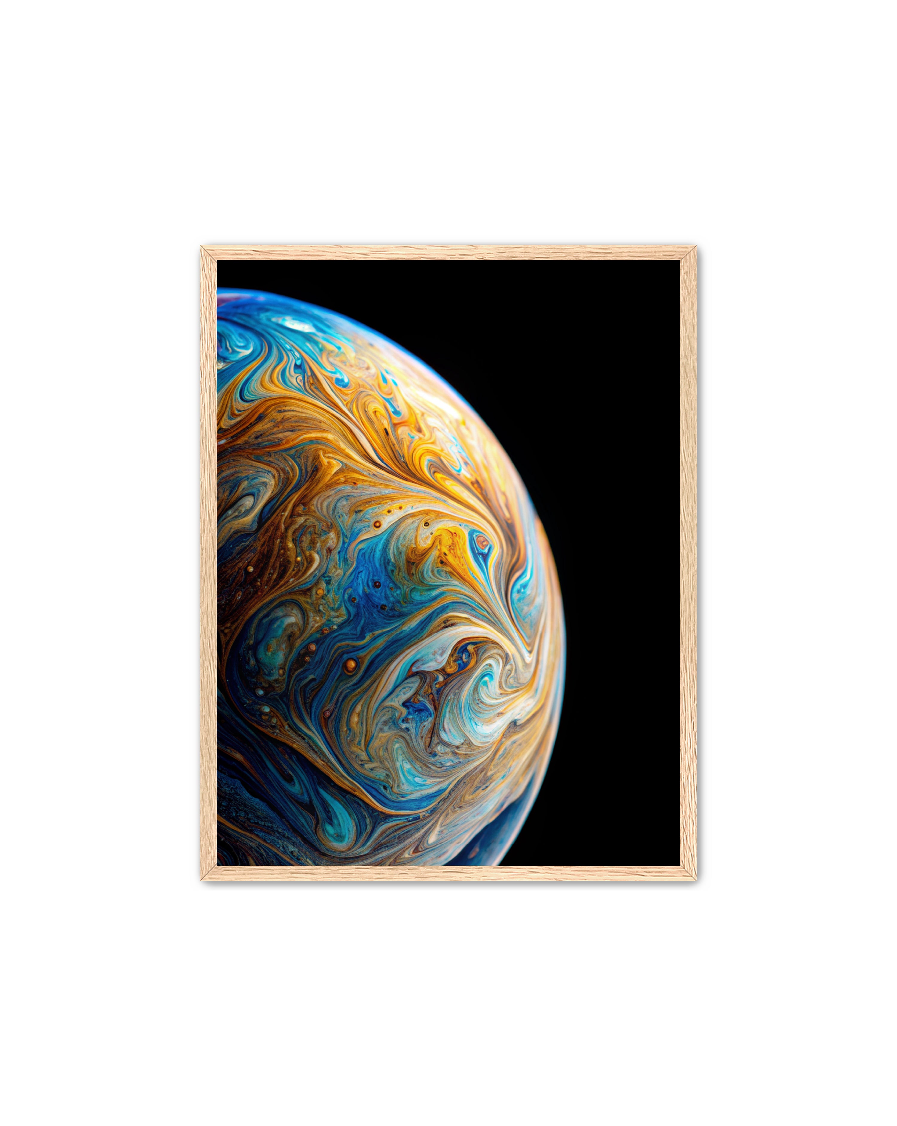 Abstract Prints 'Planet Love' Apricus Art Collection