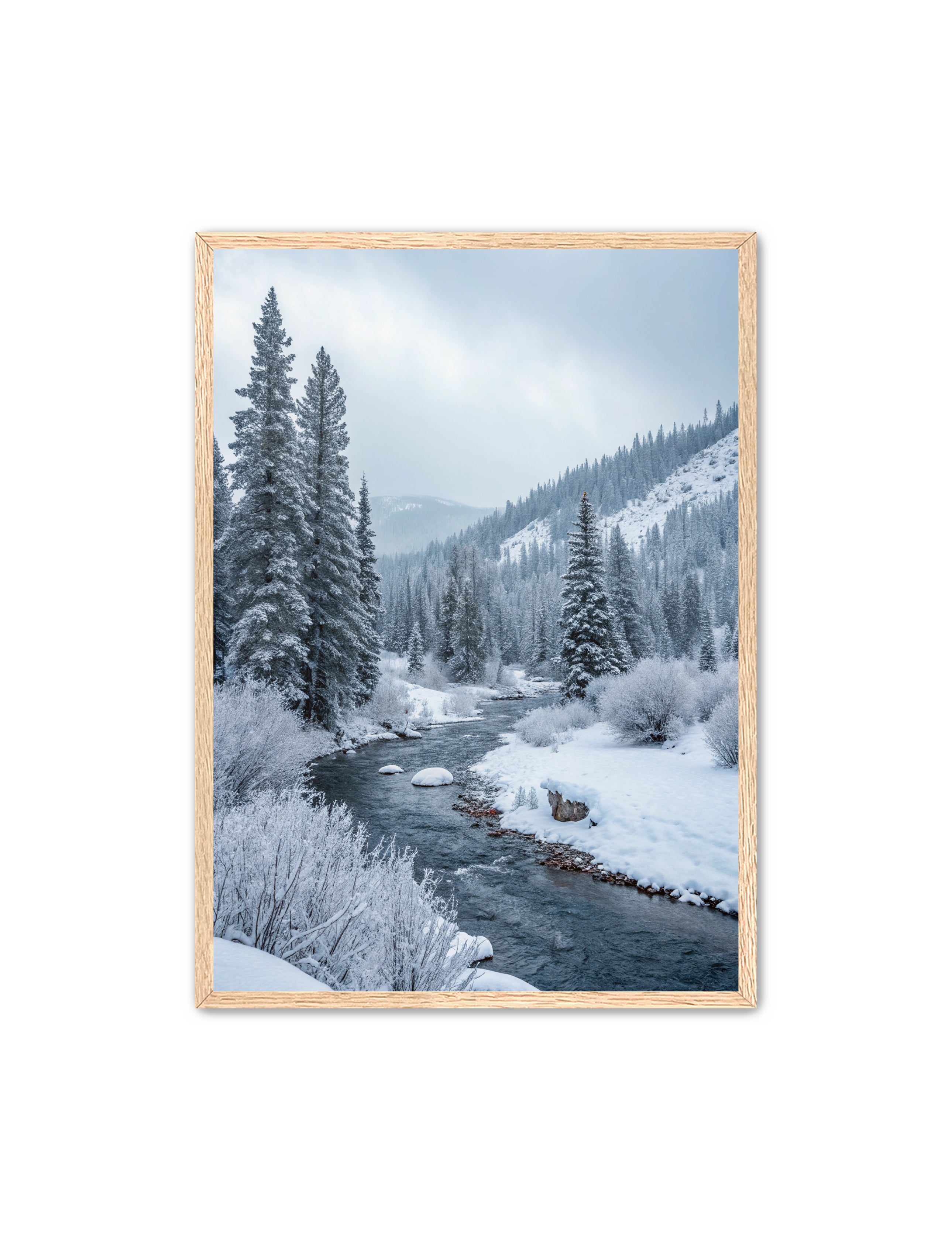 Apricus Prints 'Frozen Flow' Apricus Art Collection