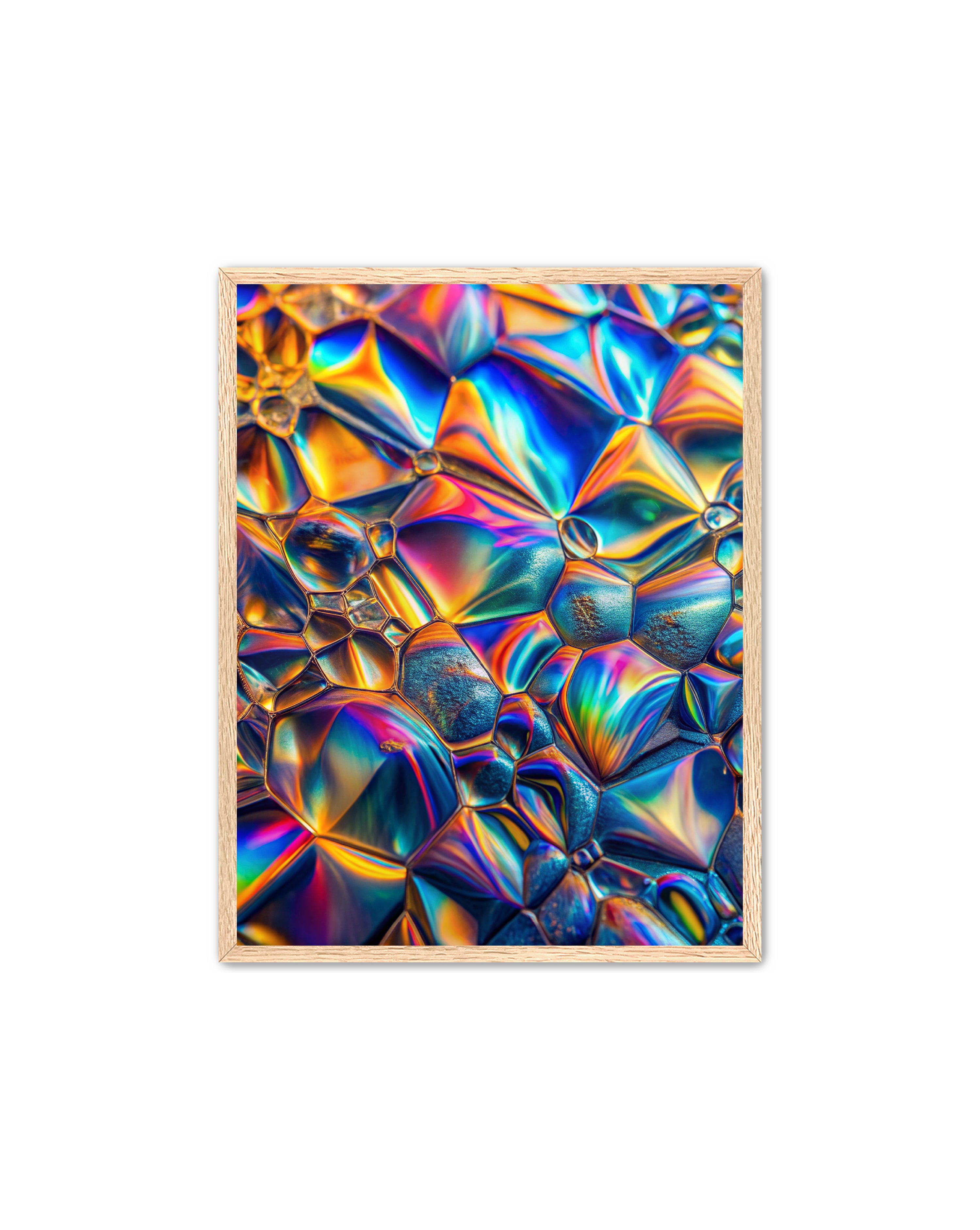 Abstract Prints 'Lucid Motion' Apricus Art Collection