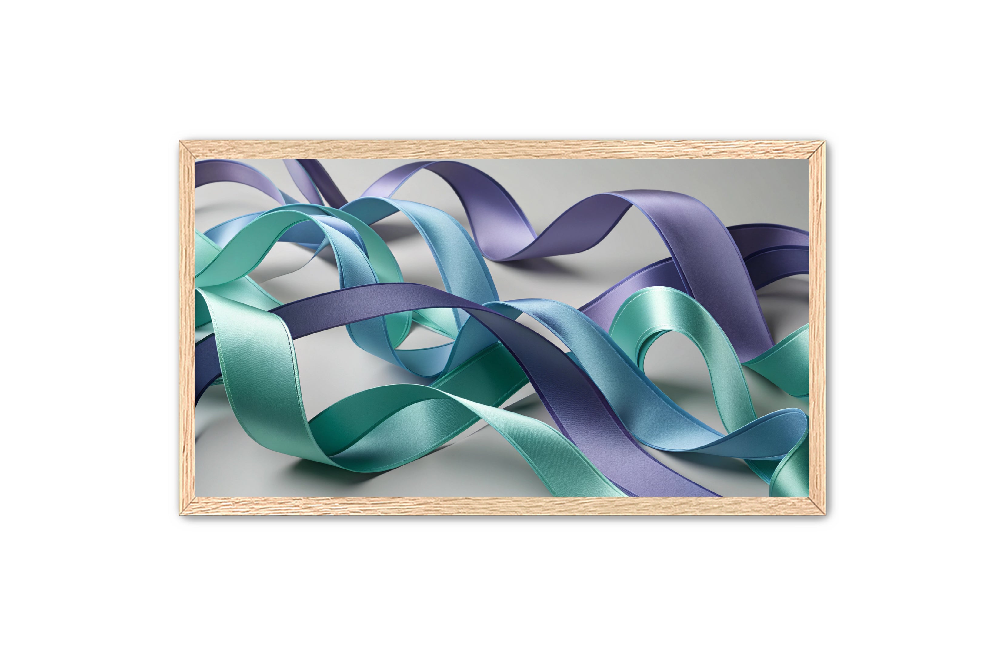 Abstract Prints 'Vapor Trails' Apricus Art Collection