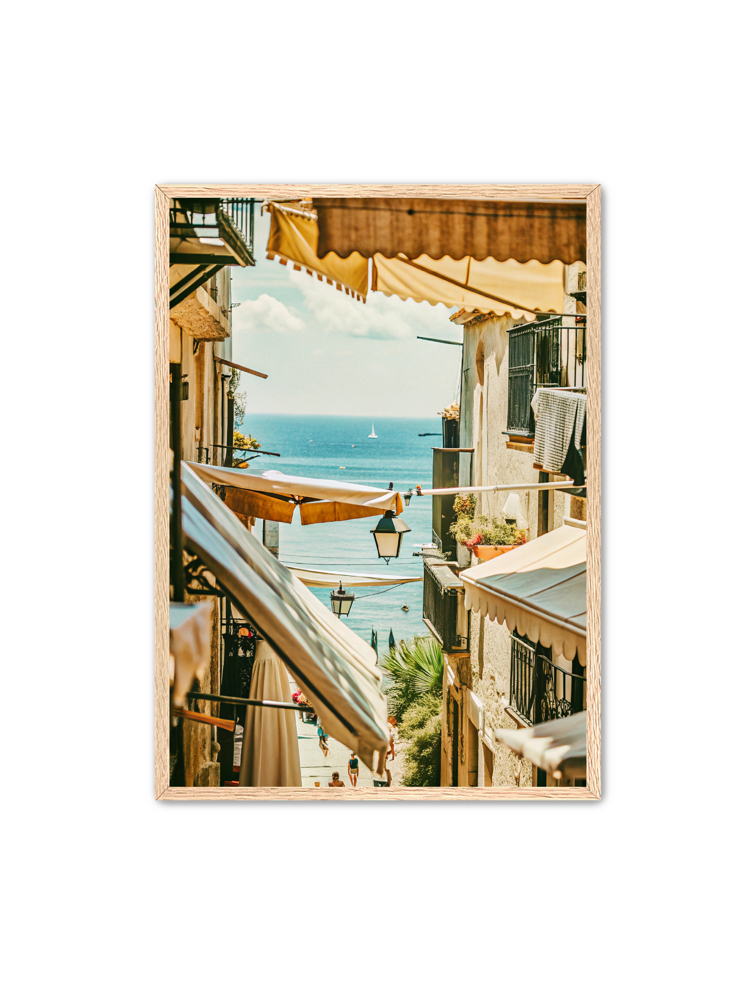 Apricus Prints La Bella Vita 'Ocean Glimpse in the Warmth' Apricus Art Collection