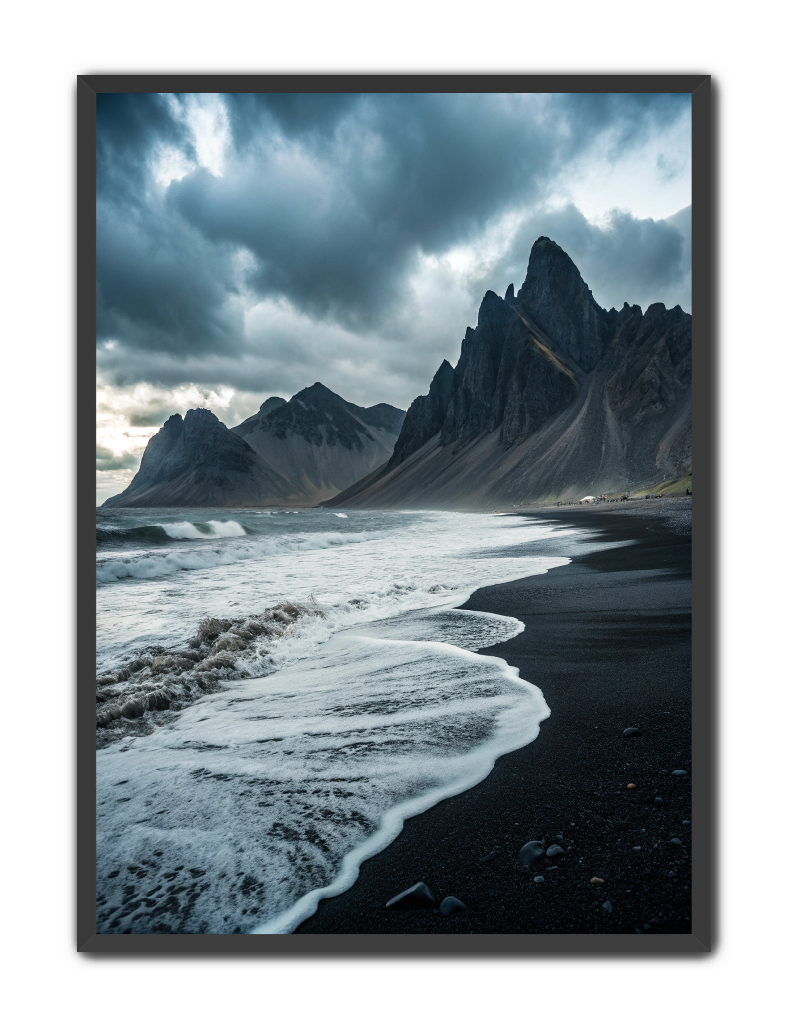 Apricus Prints Beaches 'Icelandic Coastlione' Apricus Art Collection