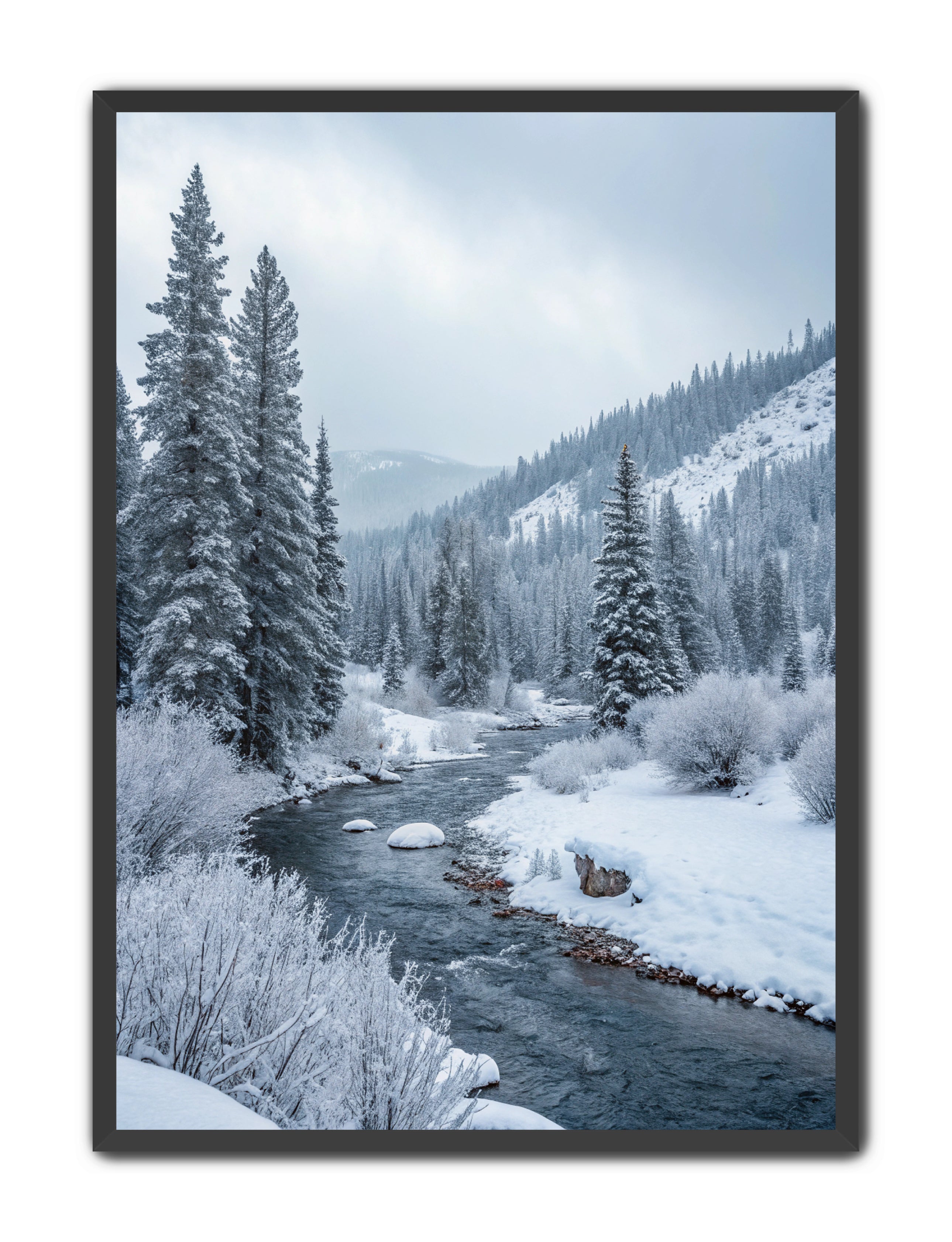 Apricus Prints 'Frozen Flow' Apricus Art Collection