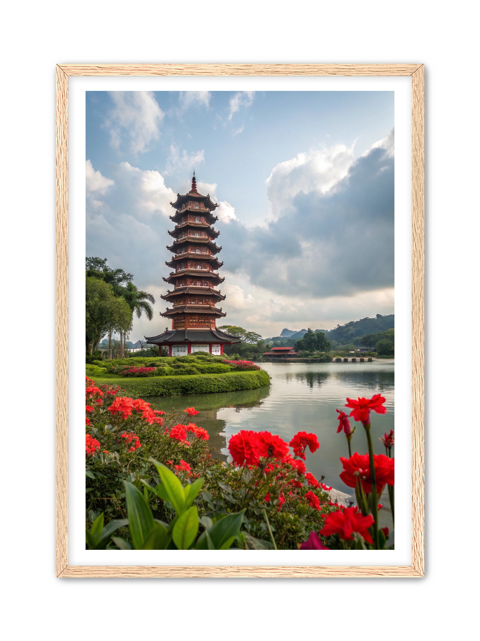 Apricus Prints 'Shogun Tower' Apricus Art Collection