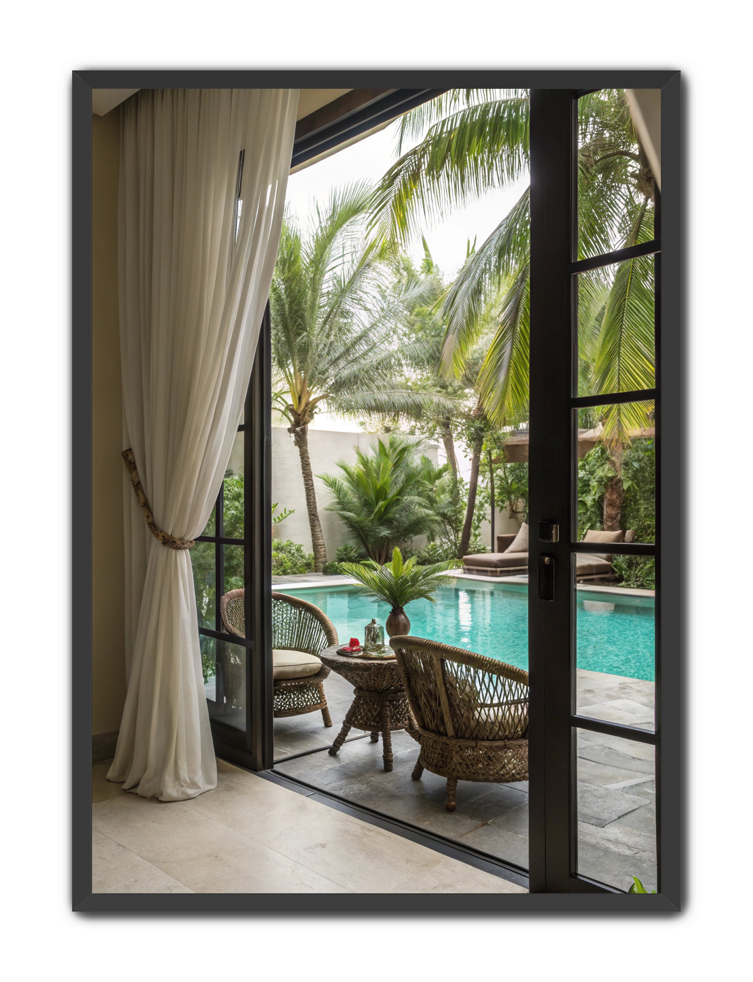 Apricus Prints 'Oasis of the Villa' Apricus Art Collection