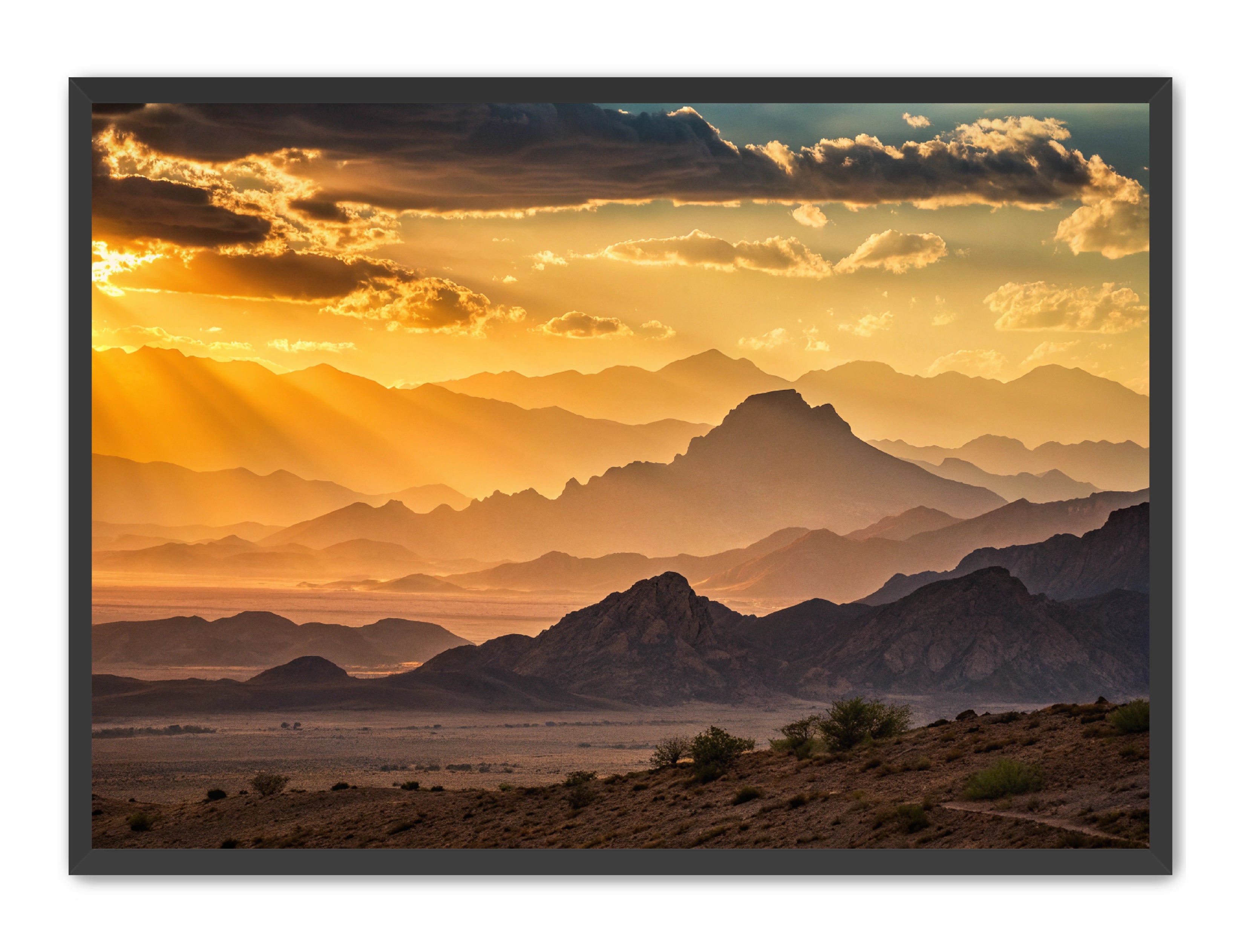 Apricus Prints 'Embers of the Arid Horizon' Apricus Art Collection