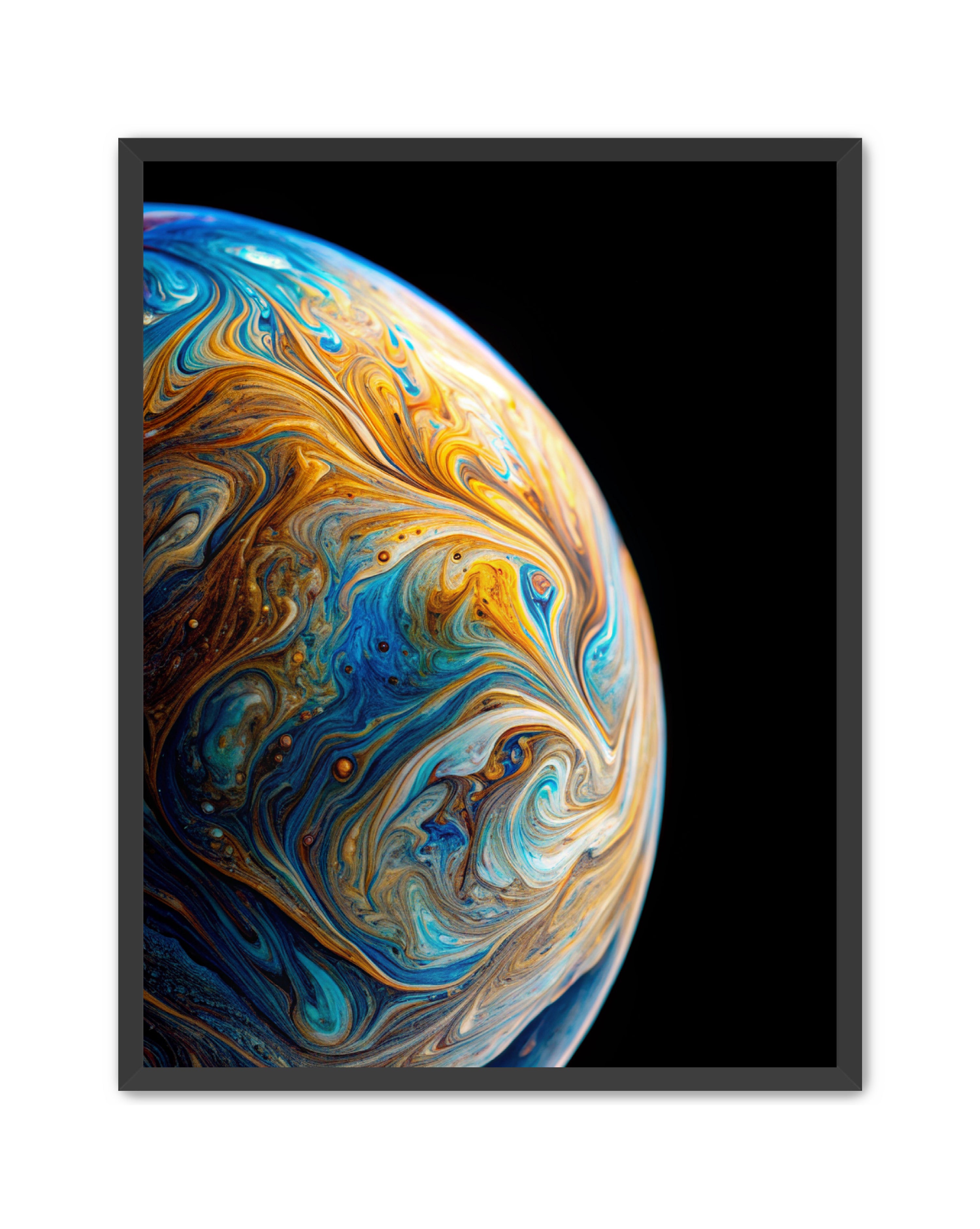 Abstract Prints 'Planet Love' Apricus Art Collection