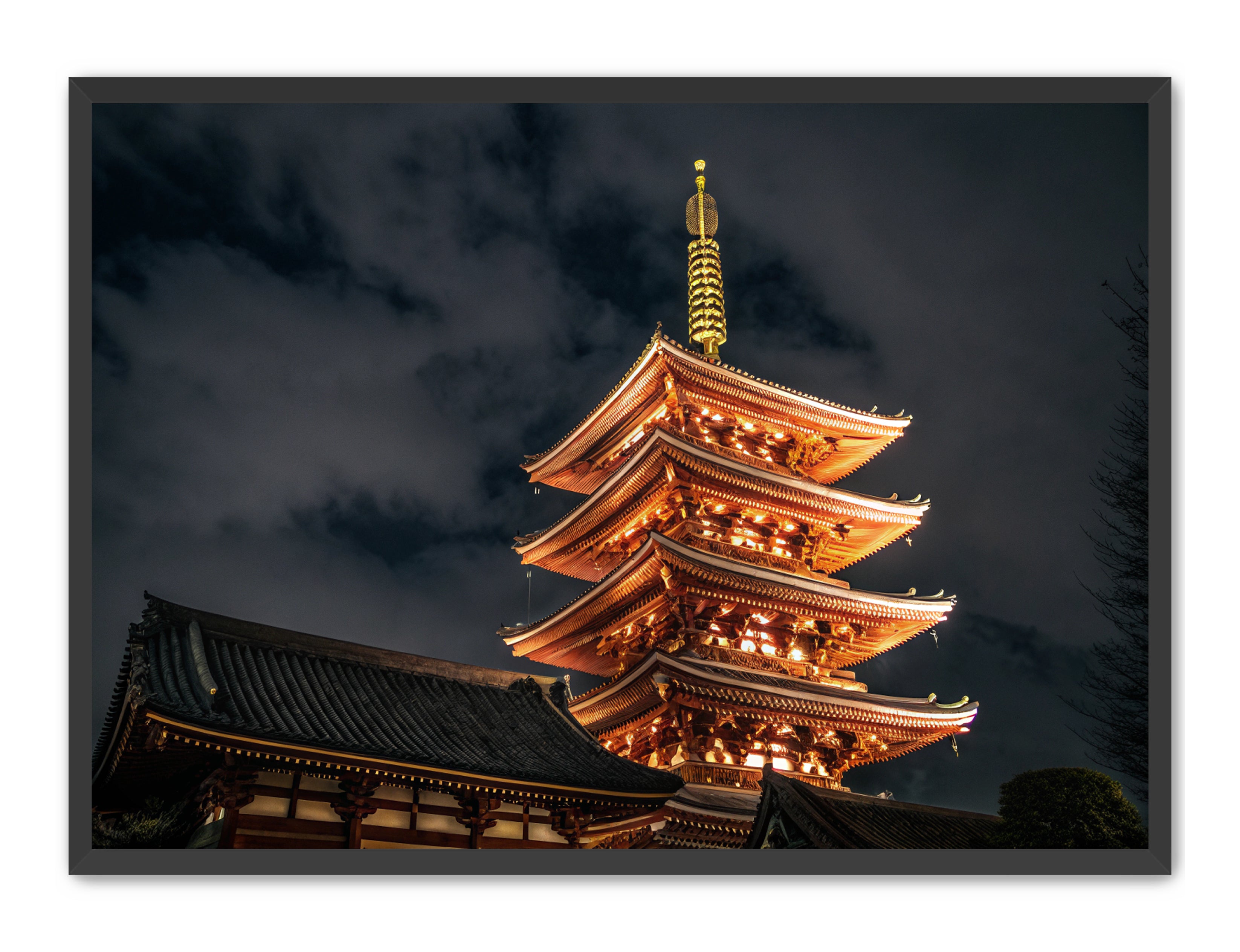 Apricus Prints 'Temple Glow' Apricus Art Collection