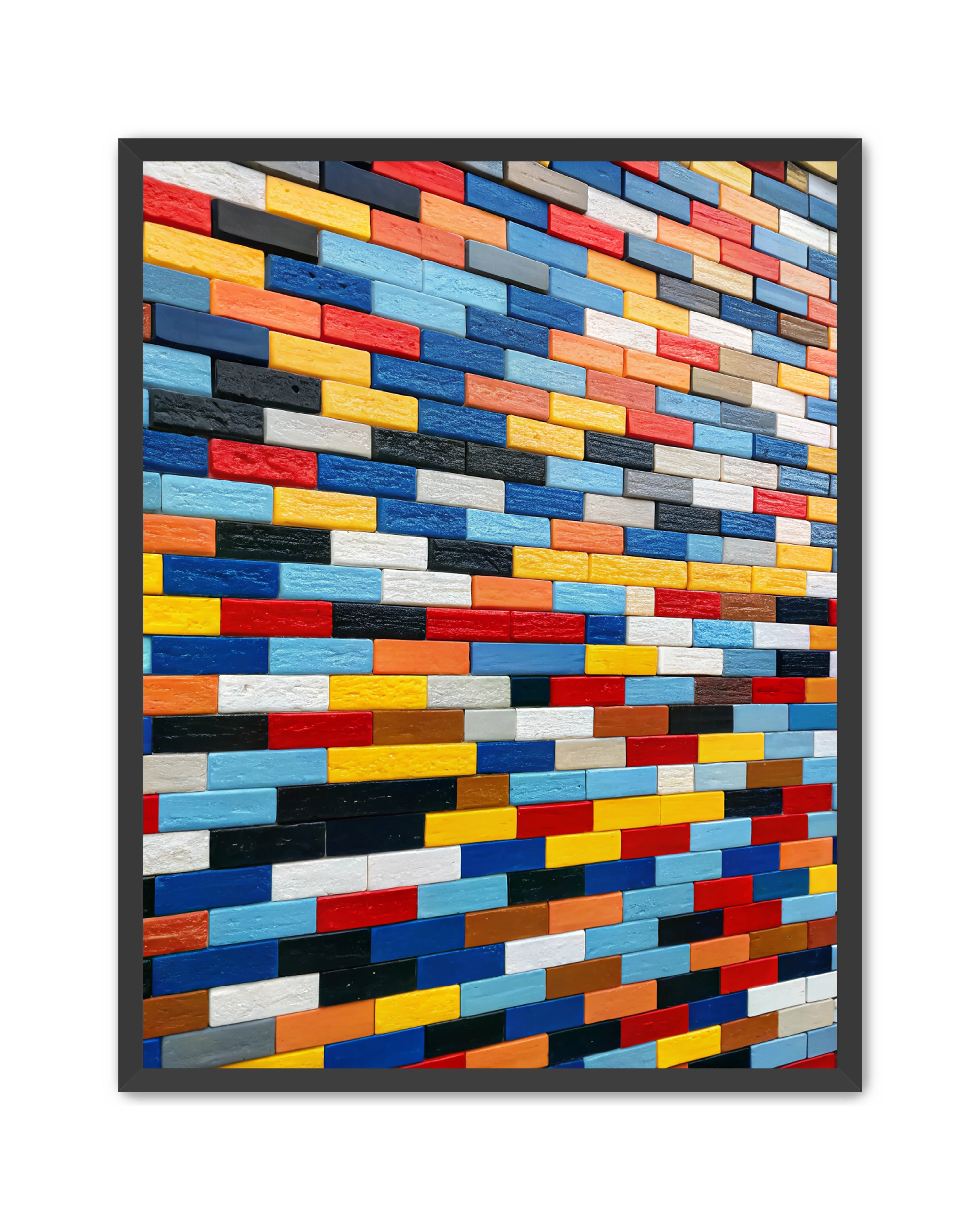 Abstract Prints 'Wall of Kinetic Dreams' Apricus Art Collection