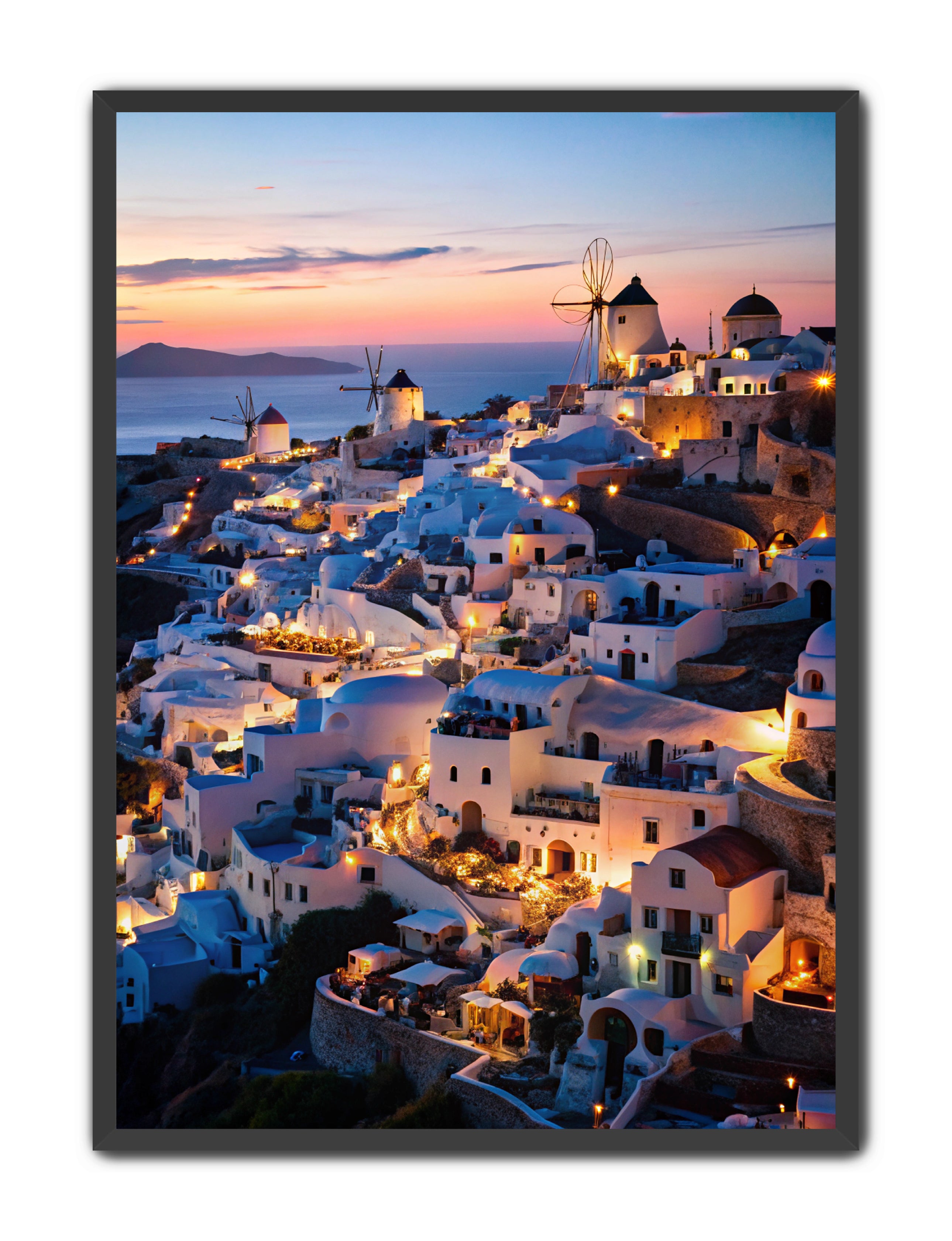 Apricus Prints La Bella Vita 'Evening Glow on the Aegean' Apricus Art Collection