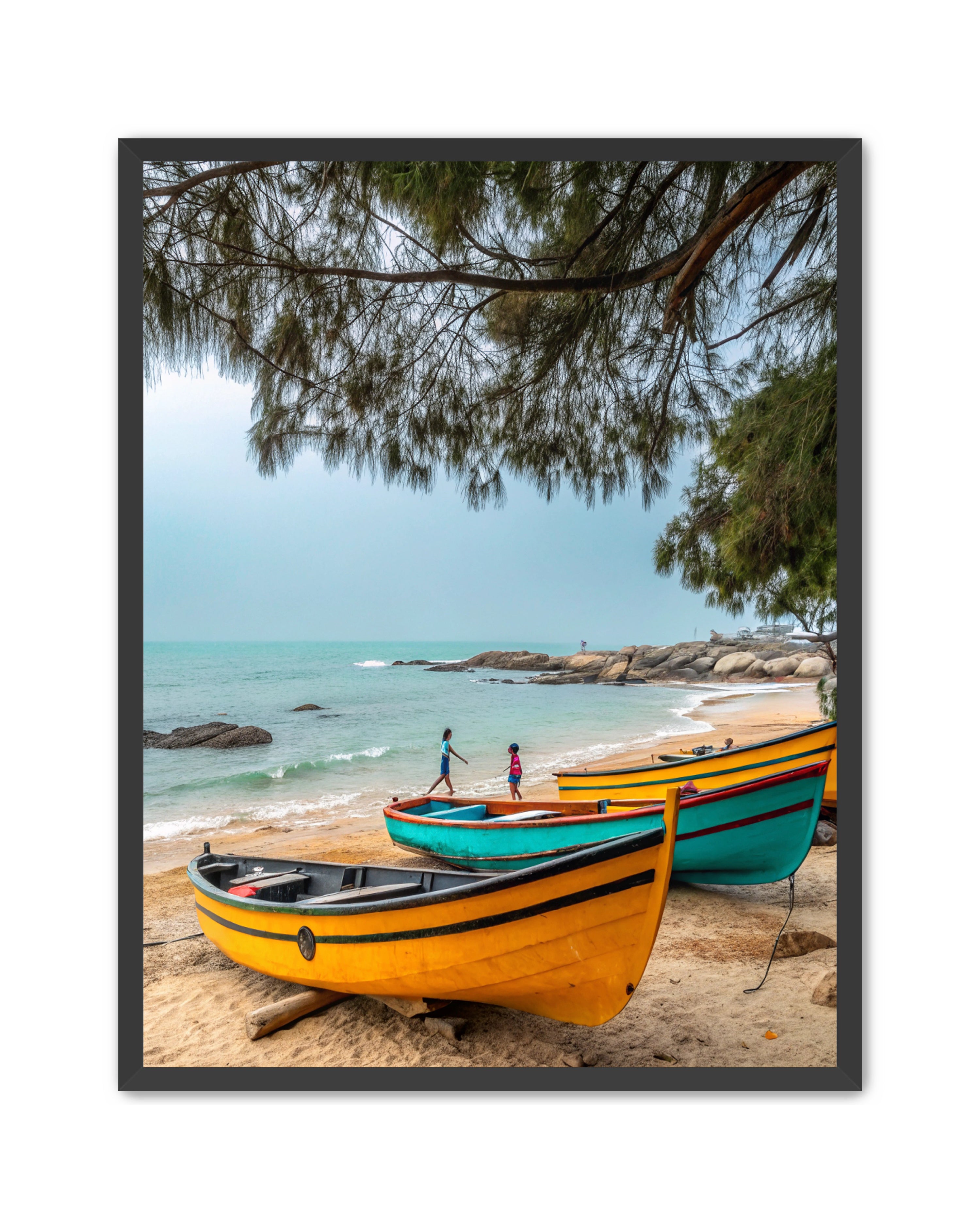 Apricus Prints Beaches 'Serenade of the Sea' Apricus Art Collection