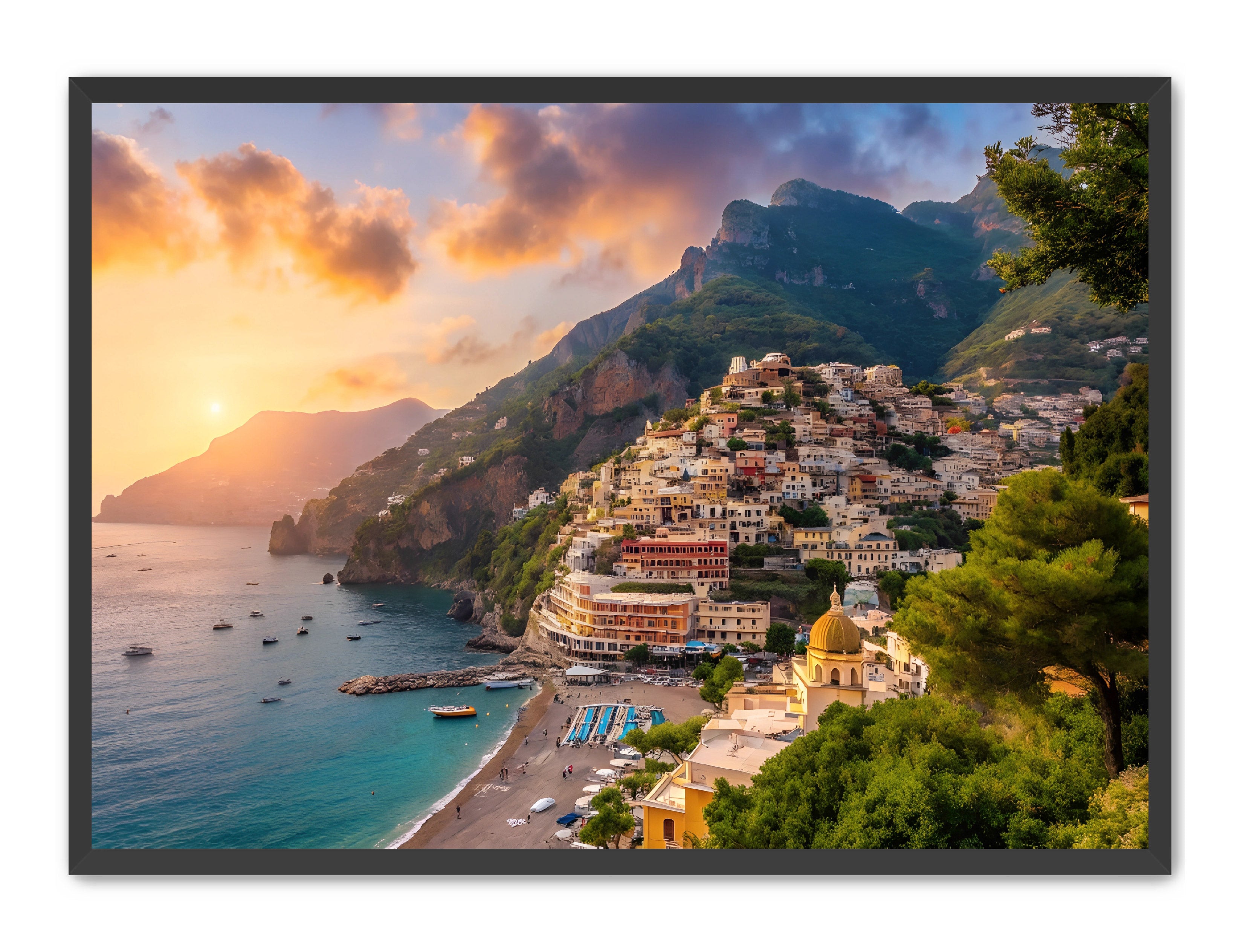 Apricus Prints 'POSITANO'S GLOW' Apricus Art Collection