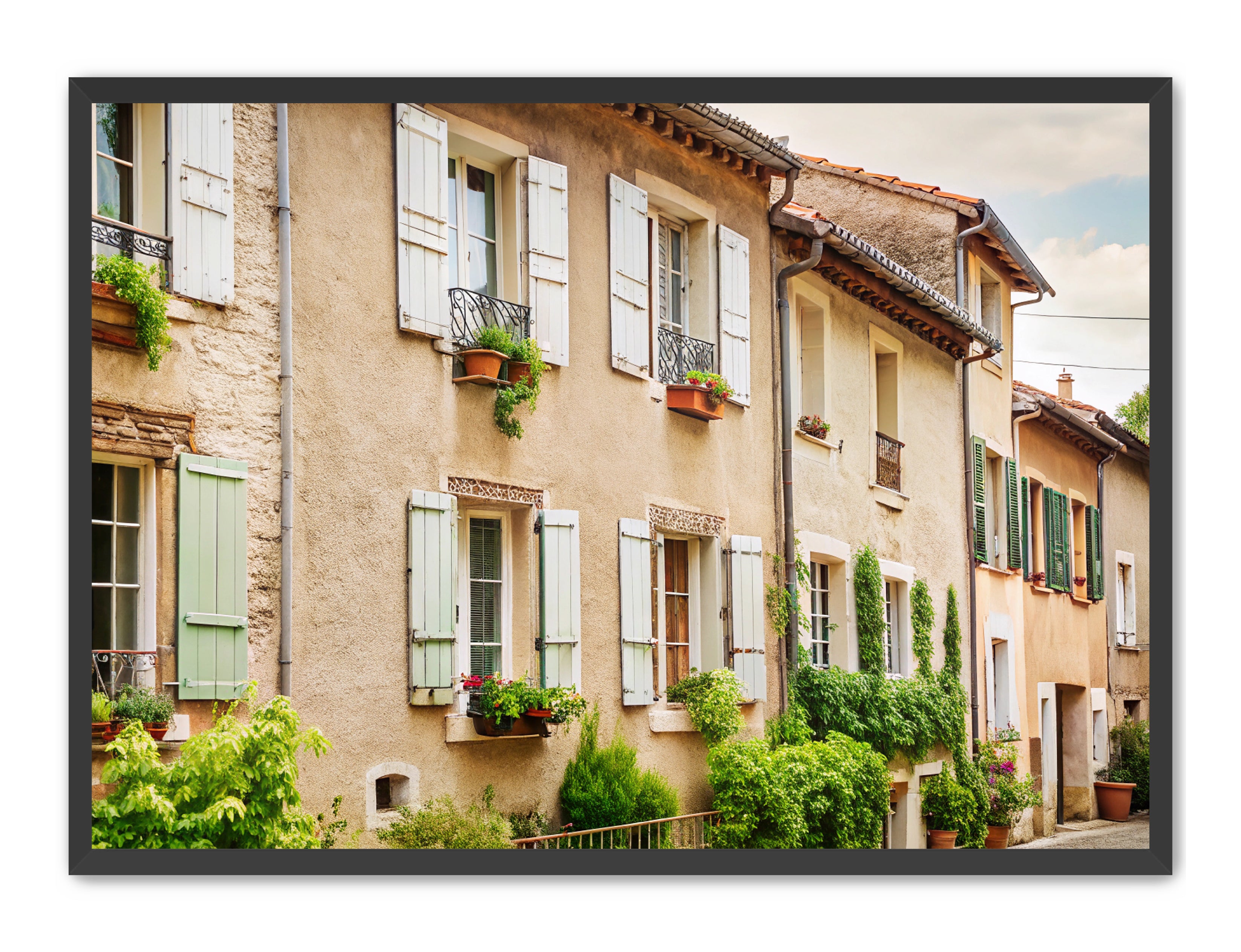 Apricus Prints La Bella Vita 'French Village' Apricus Art Collection