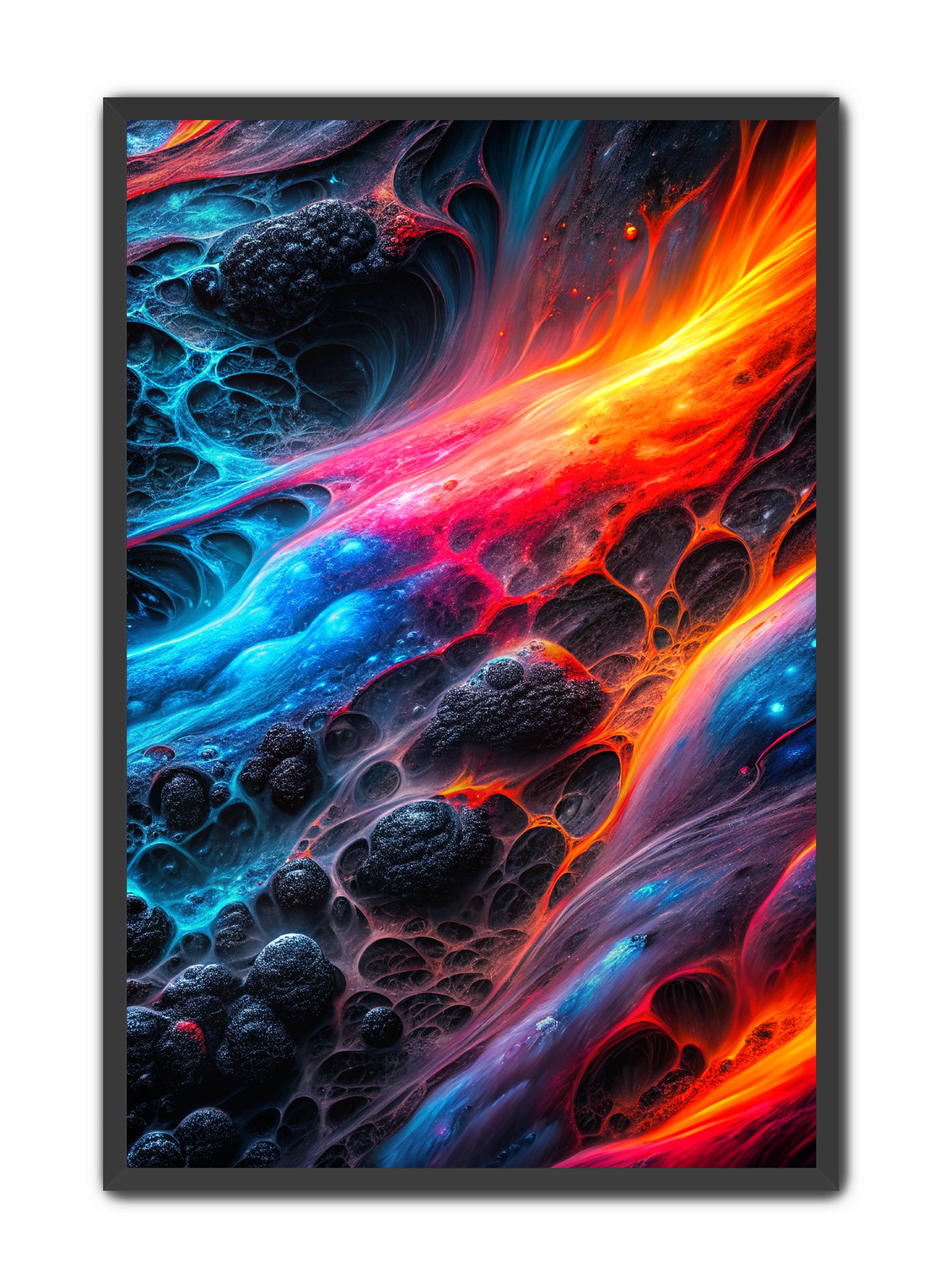 Abstract Prints 'Prism Flux' Apricus Art Collection