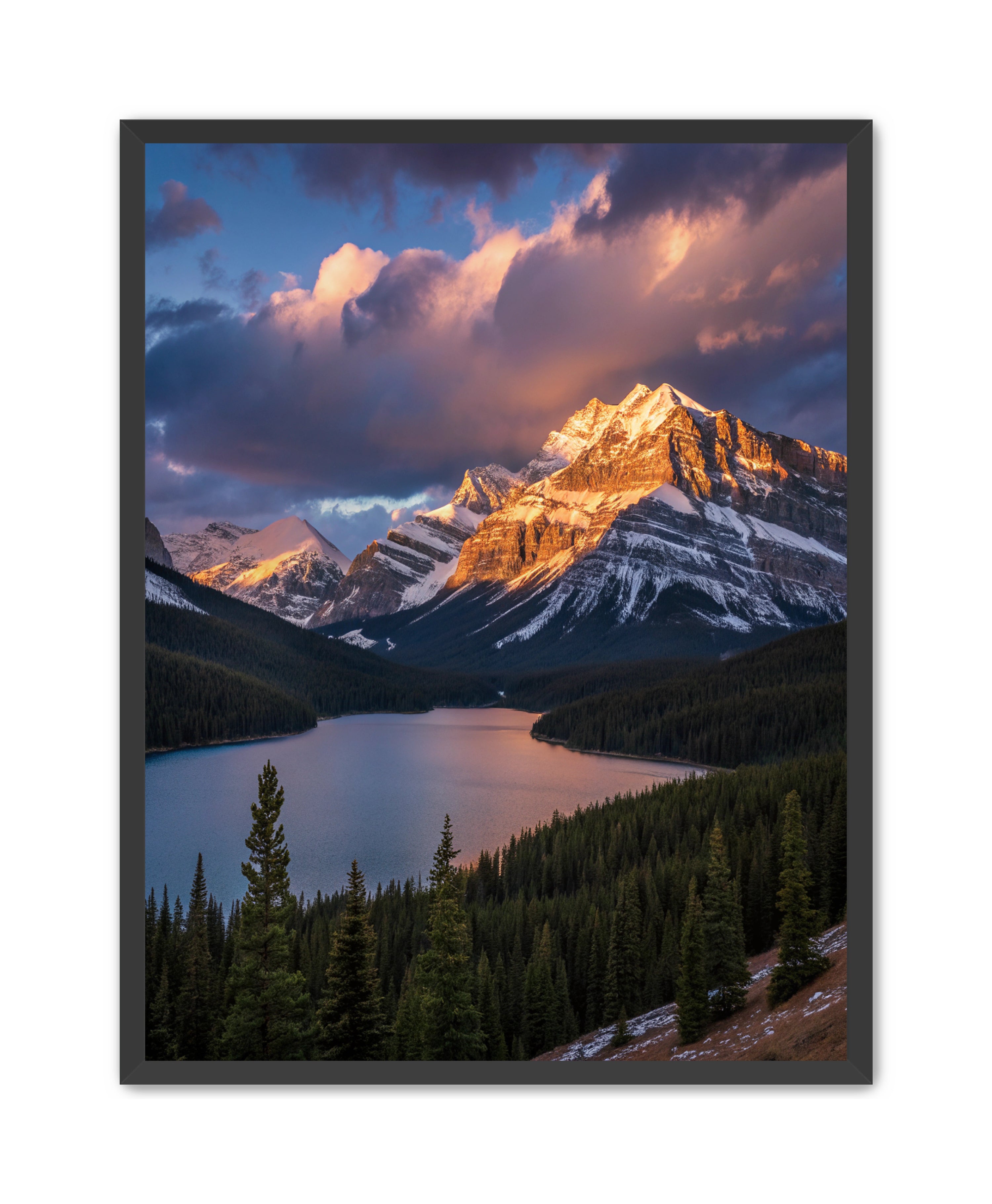 Apricus Prints 'Mountain Glow' Apricus Art Collection