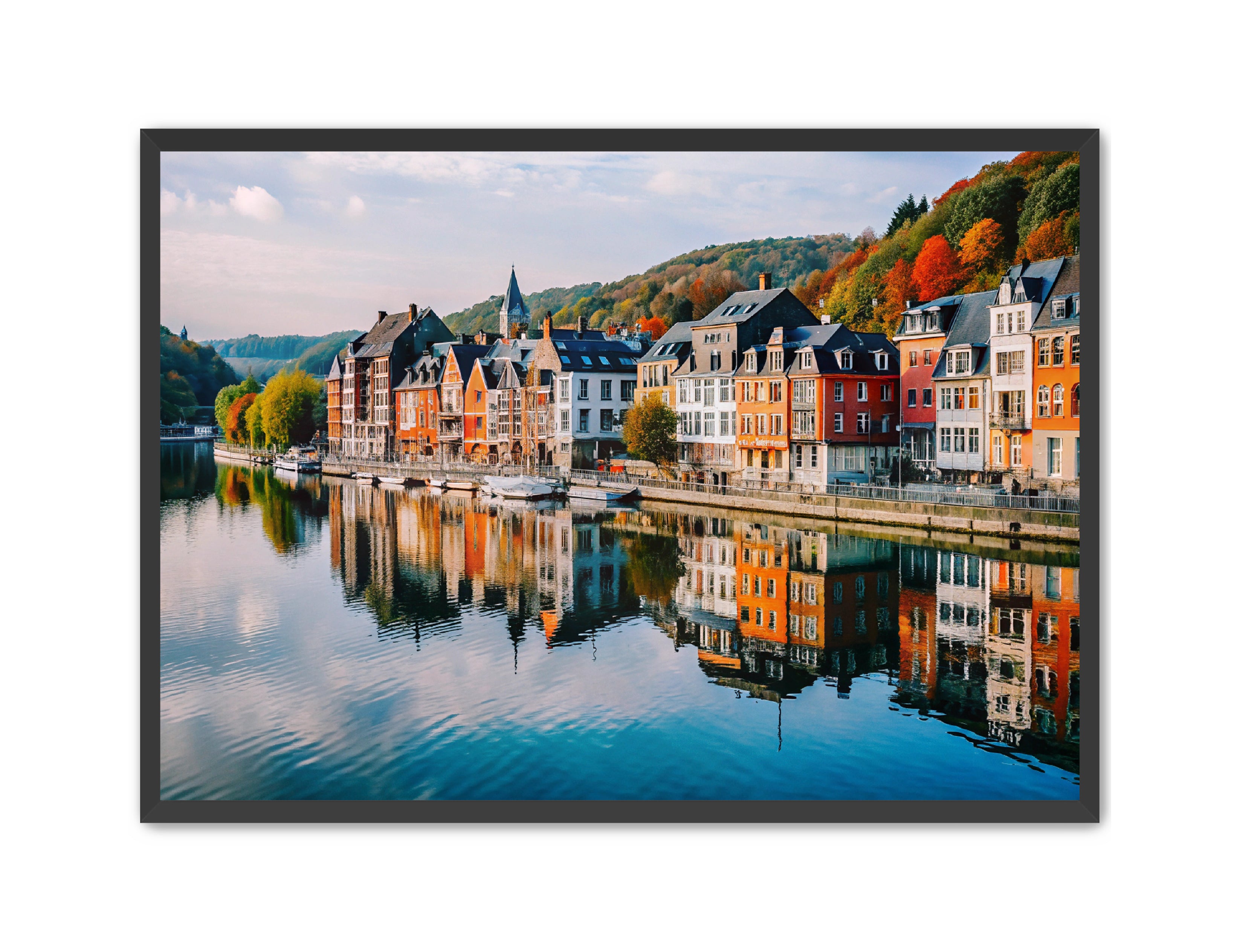 Apricus Prints La Bella Vita 'Fall on the Dutch Canal' Apricus Art Collection