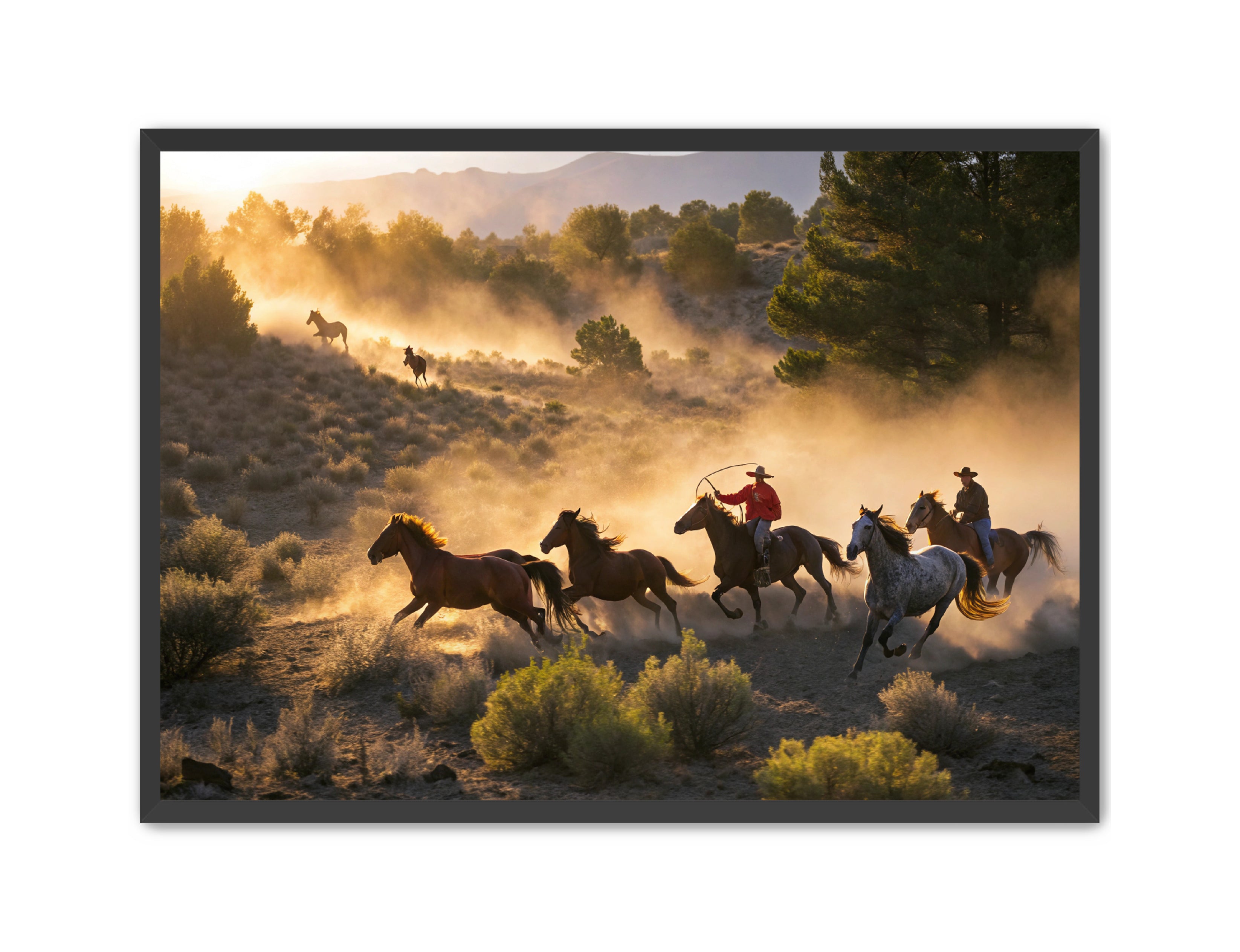 Apricus Prints Vaquero 'Get'em' Apricus Art Collection