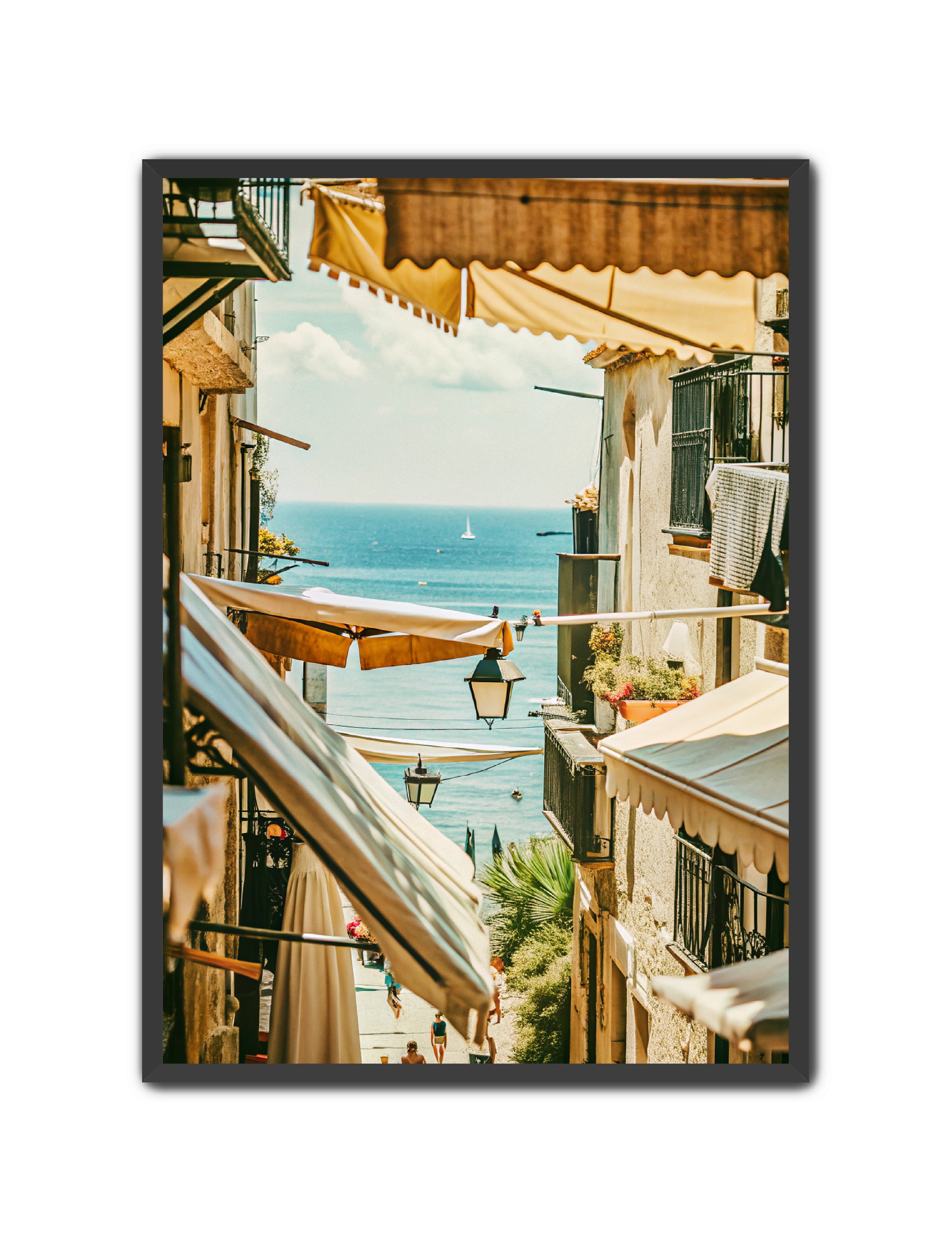 Apricus Prints La Bella Vita 'Ocean Glimpse in the Warmth' Apricus Art Collection