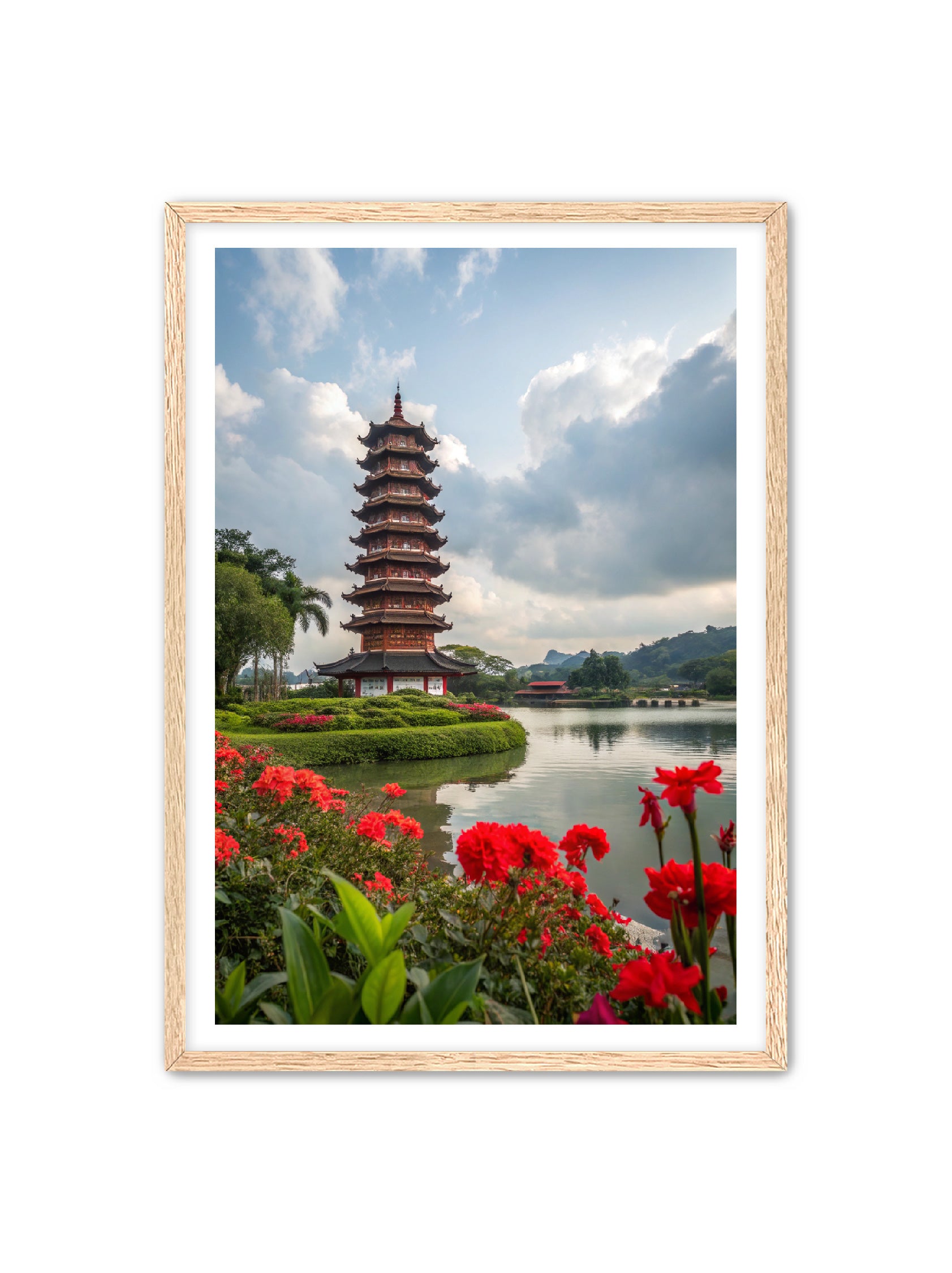 Apricus Prints 'Shogun Tower' Apricus Art Collection