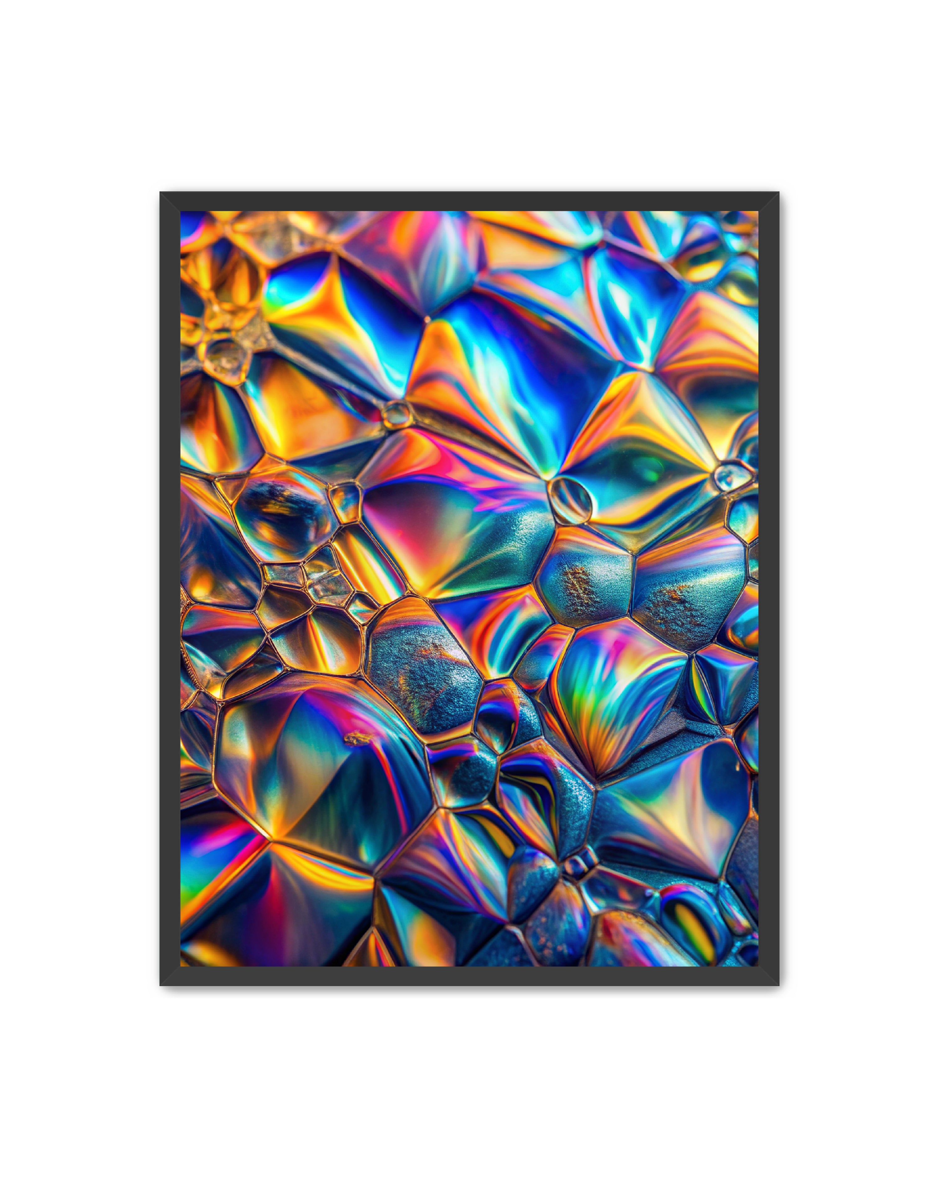 Abstract Prints 'Lucid Motion' Apricus Art Collection