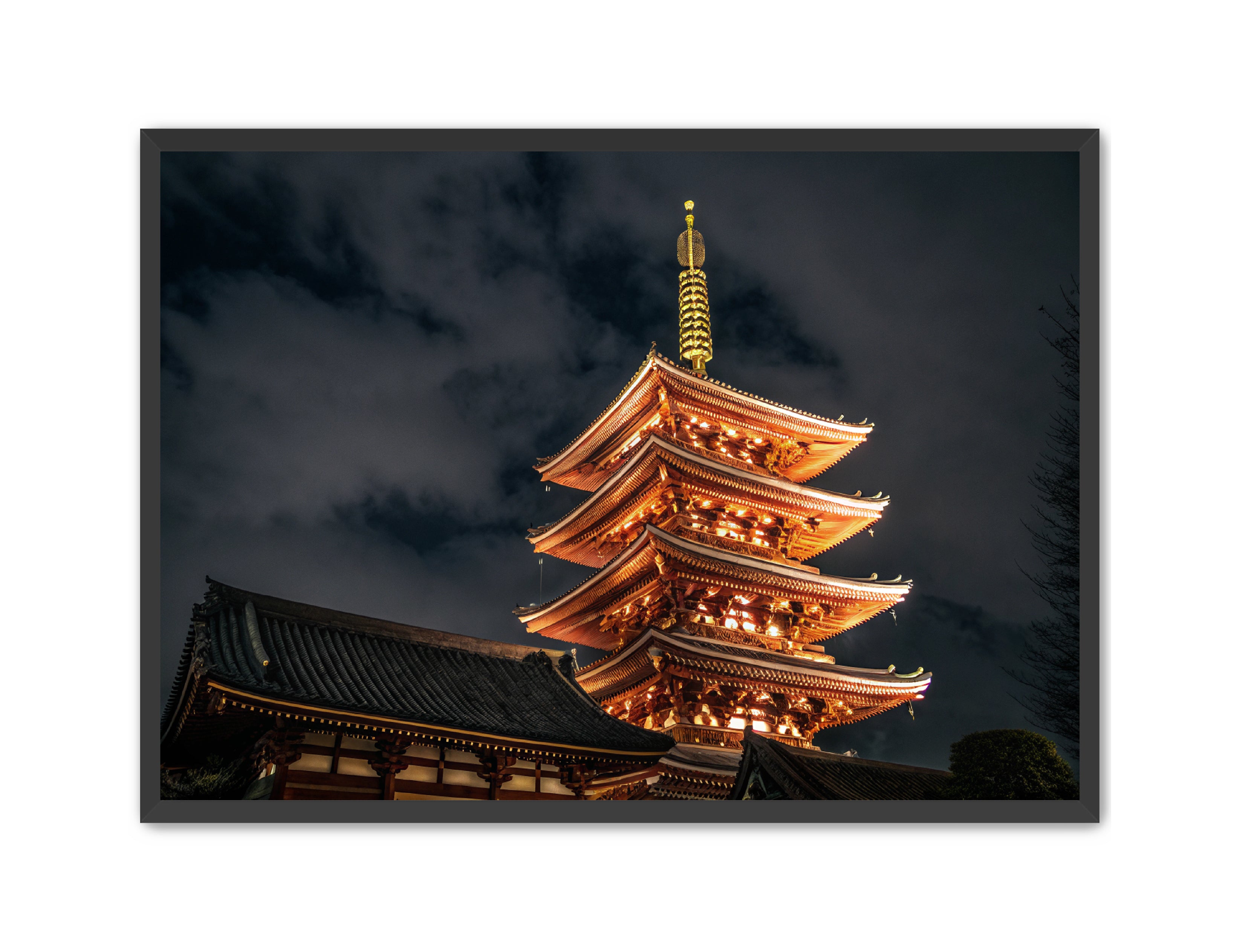 Apricus Prints 'Temple Glow' Apricus Art Collection