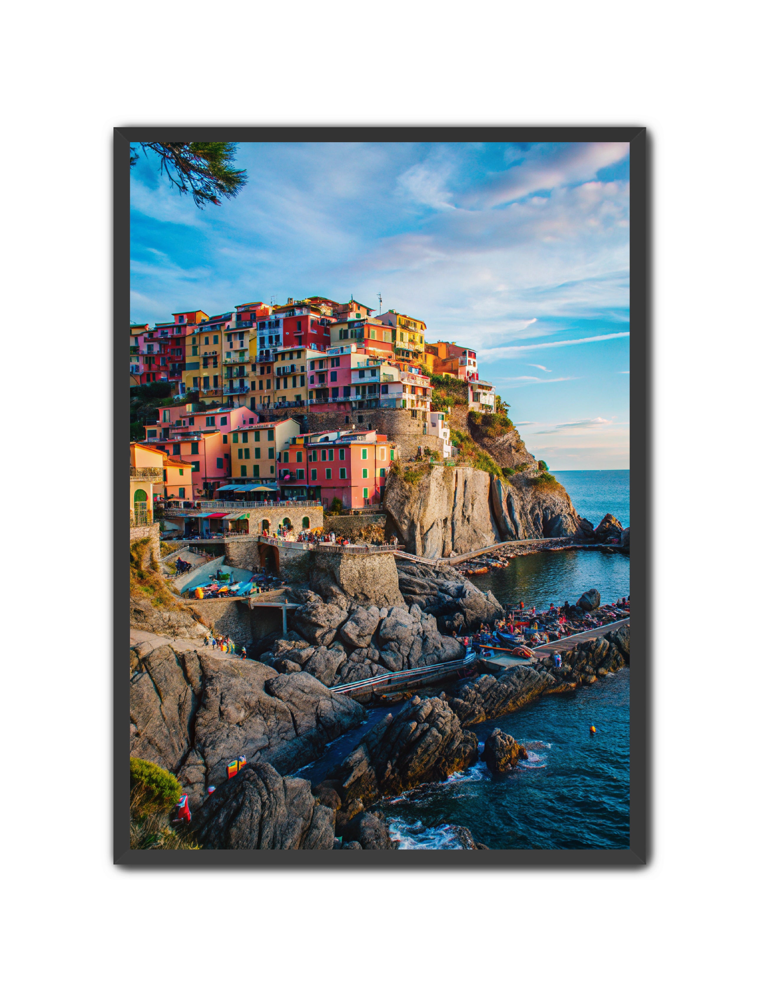 Apricus Prints La Bella Vita 'Cliffside Charm' Apricus Art Collection