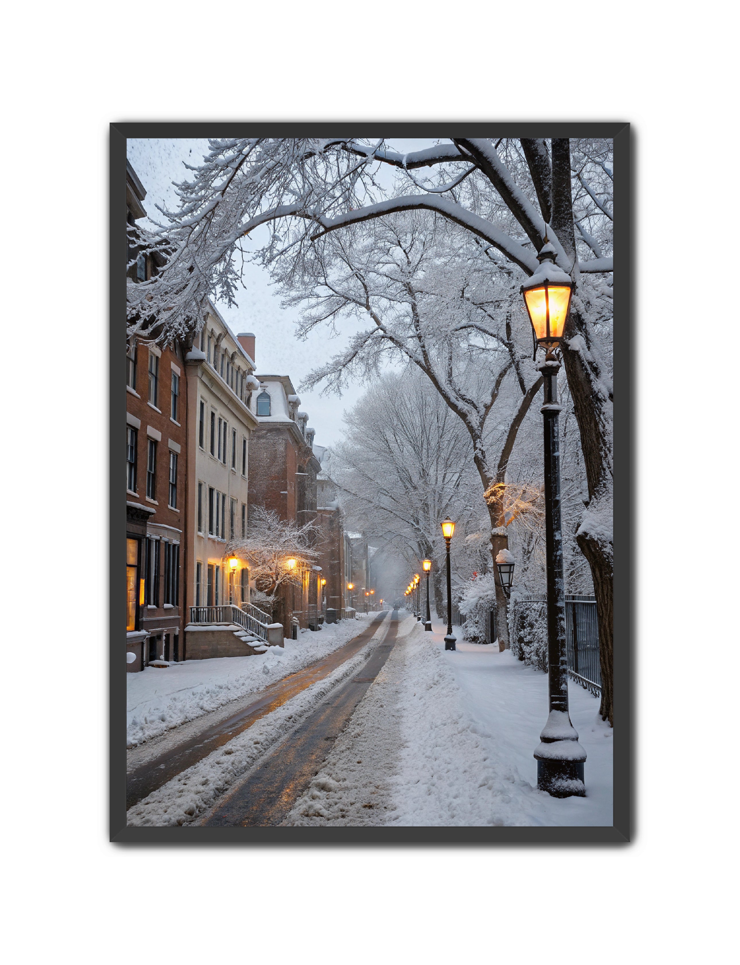 Apricus Prints 'Winter Stroll' Apricus Art Collection