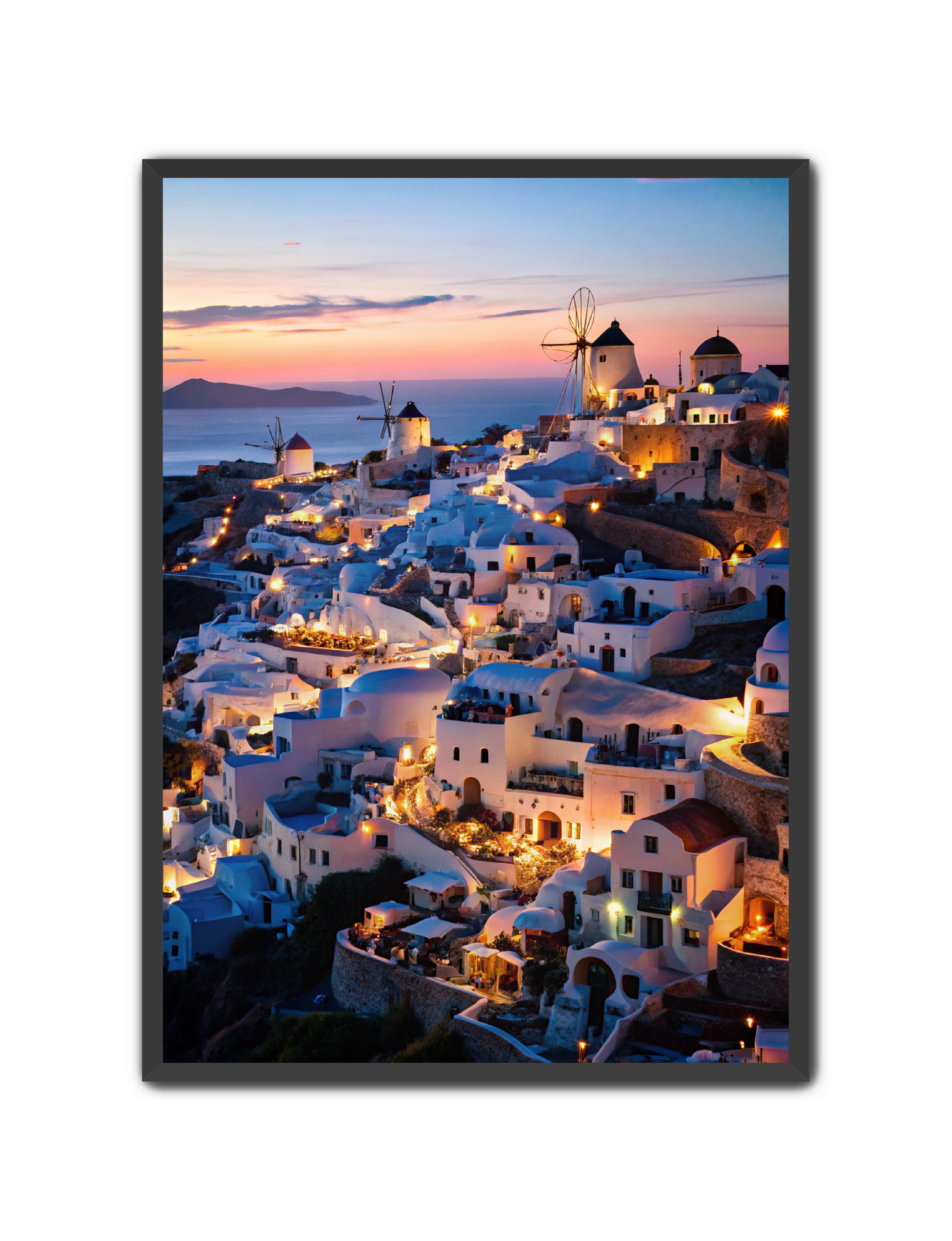 Apricus Prints La Bella Vita 'Evening Glow on the Aegean' Apricus Art Collection