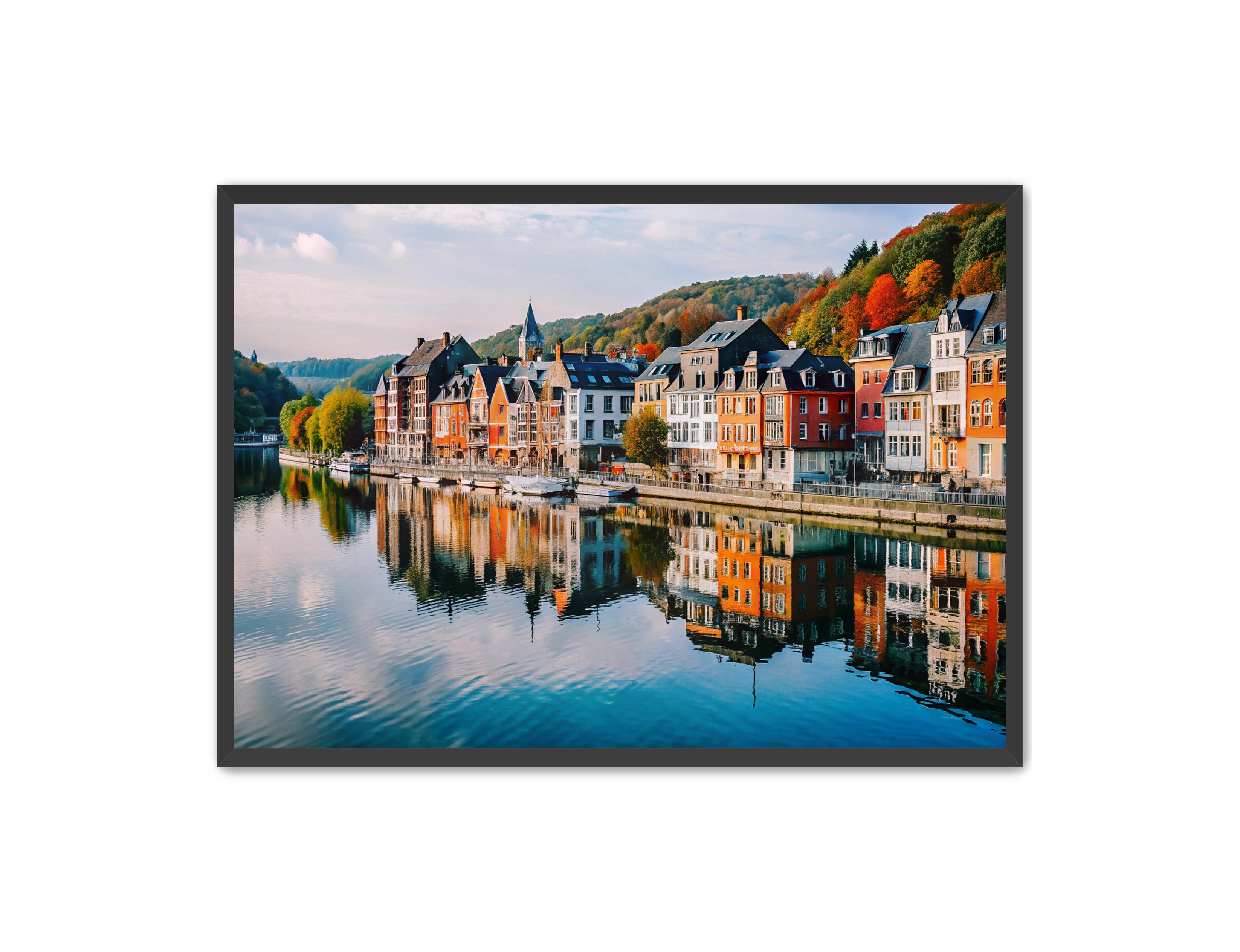 Apricus Prints La Bella Vita 'Fall on the Dutch Canal' Apricus Art Collection