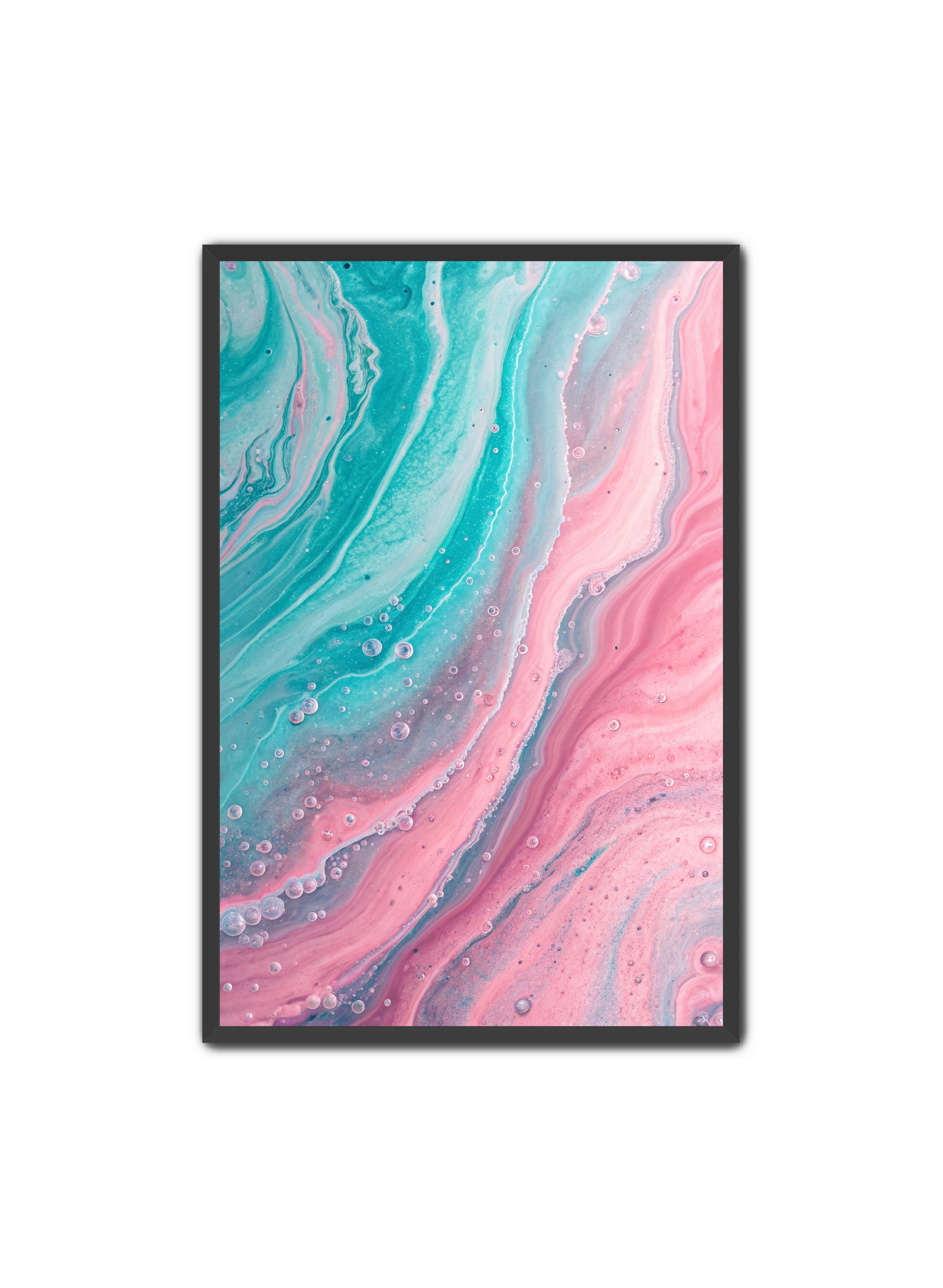 Abstract Prints 'Groovy Flow' Apricus Art Collection