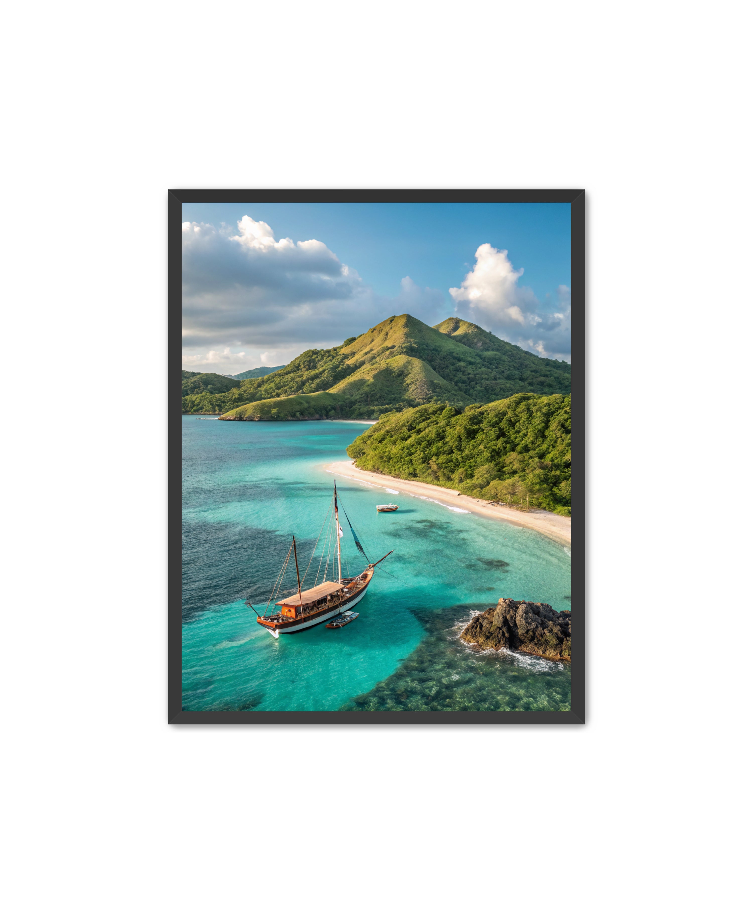 Apricus Prints Beaches 'Anchored in Paradise' Apricus Art Collection