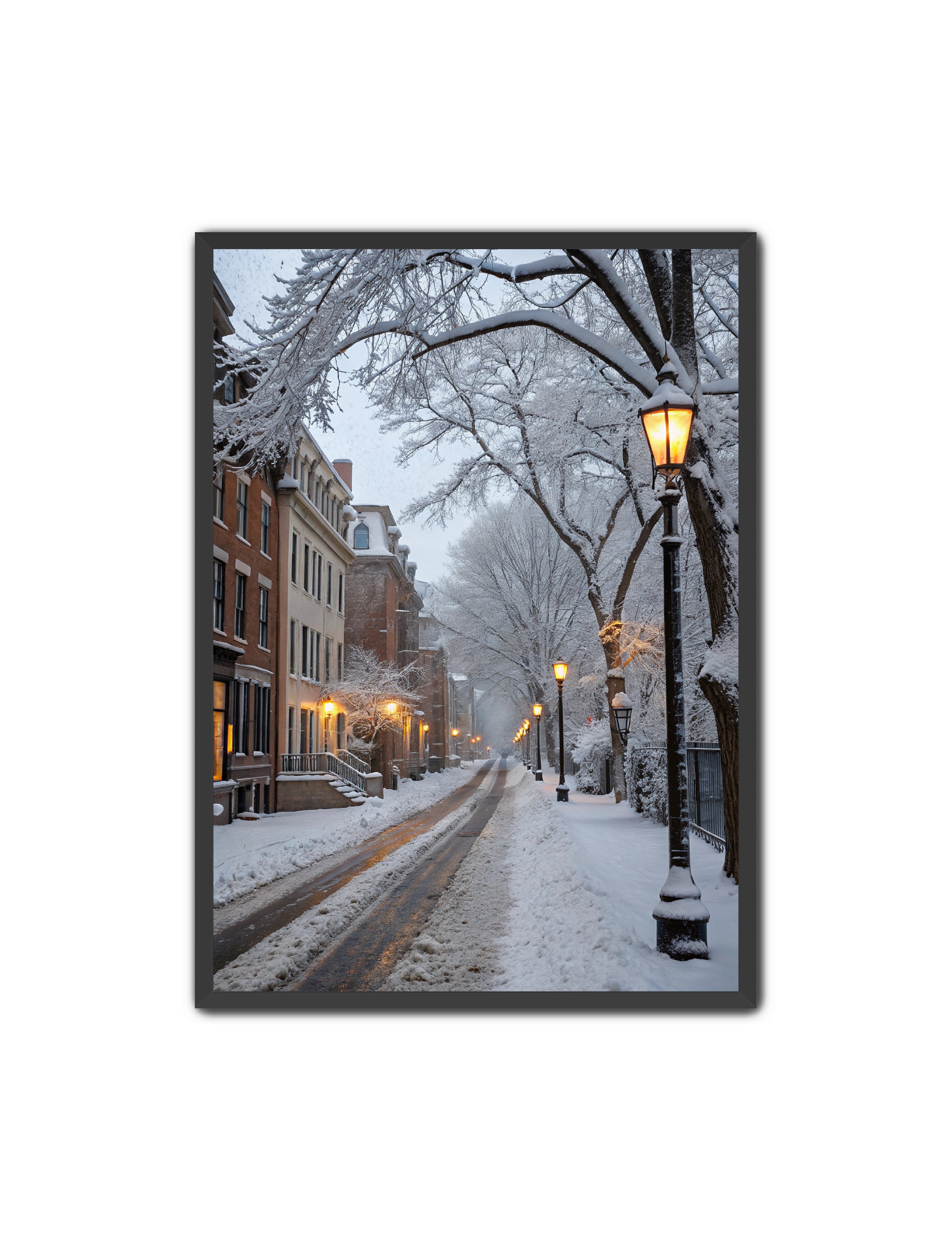 Apricus Prints 'Winter Stroll' Apricus Art Collection