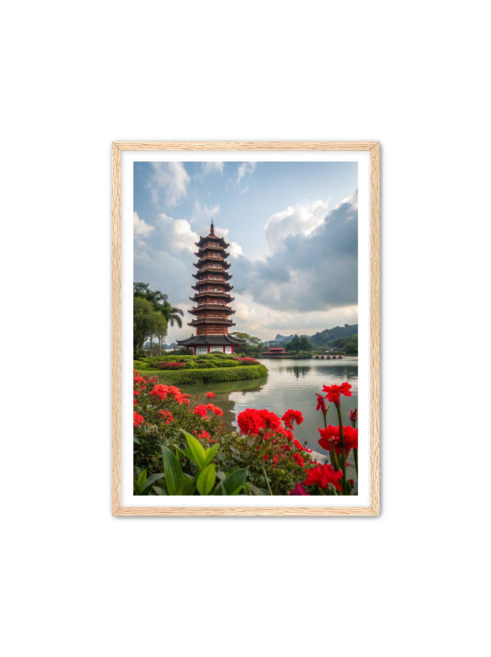 Apricus Prints 'Shogun Tower' Apricus Art Collection